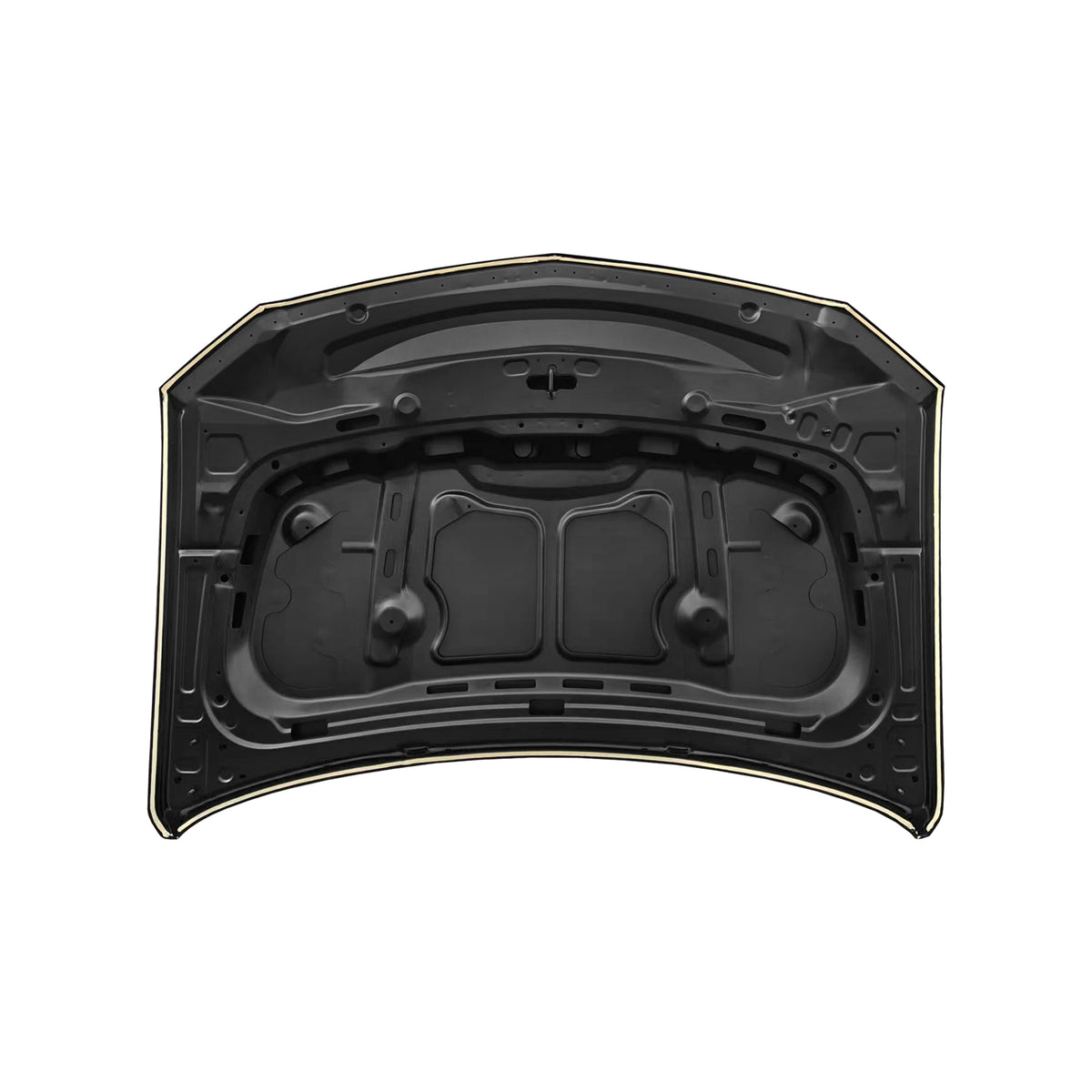 REPLACEMENT HOOD, 2024-, FOR CADILLAC XT4, 42846537, (ALUM)