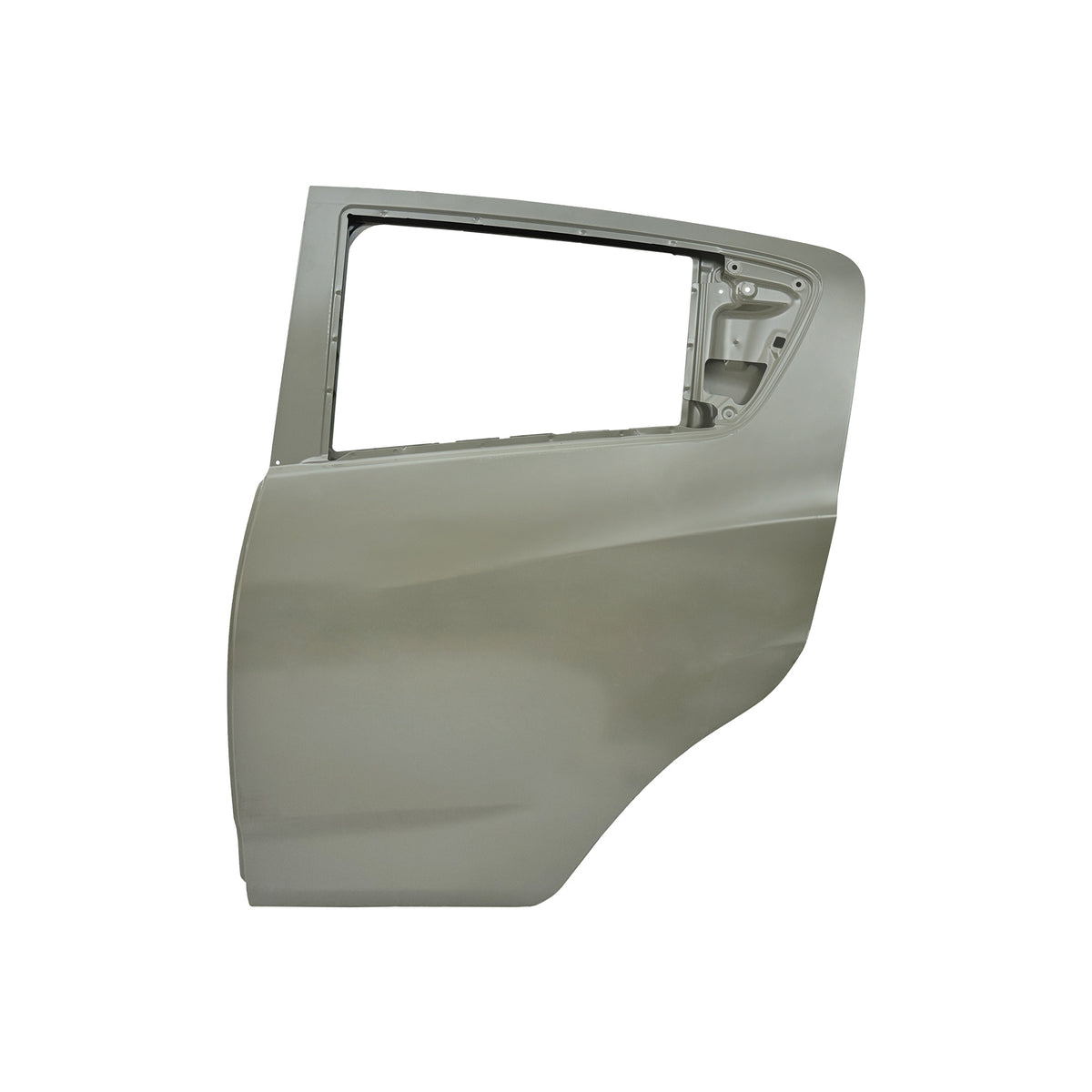 REPLACEMENT REAR DOOR LH, 2011-2014, FOR CHEVROLET SPARK, (STEEL)
