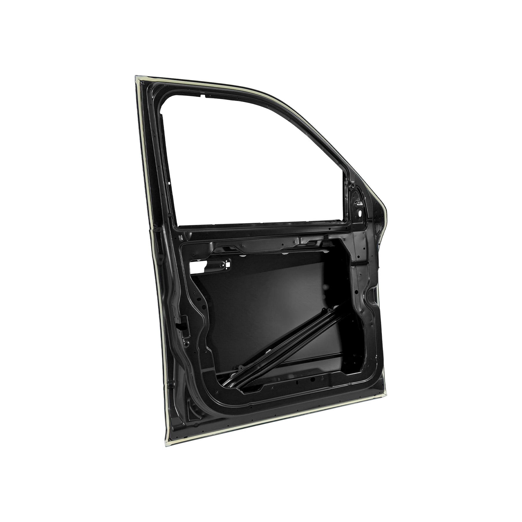 REPLACEMENT FRONT DOOR LH, 2013-2018, FOR DODGE RAM 1500, 68144729A, (STEEL)
