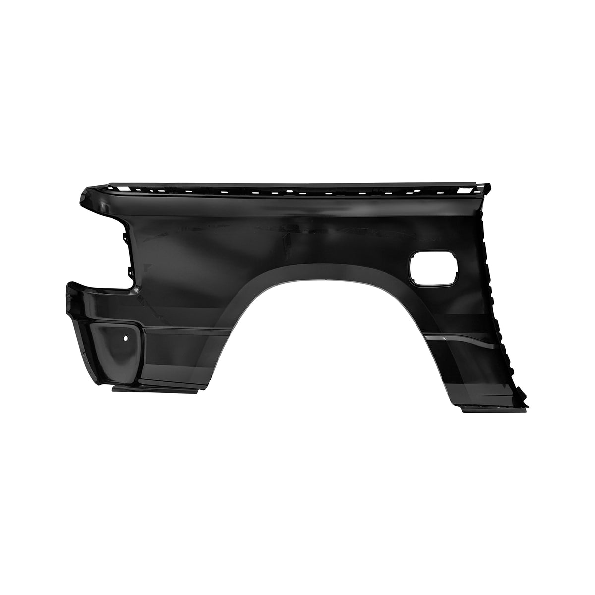 REPLACEMENT REAR FENDER LH W/O HOLE, 2019, FOR DODGE RAM 1500, 68322378AD, (STEEL)