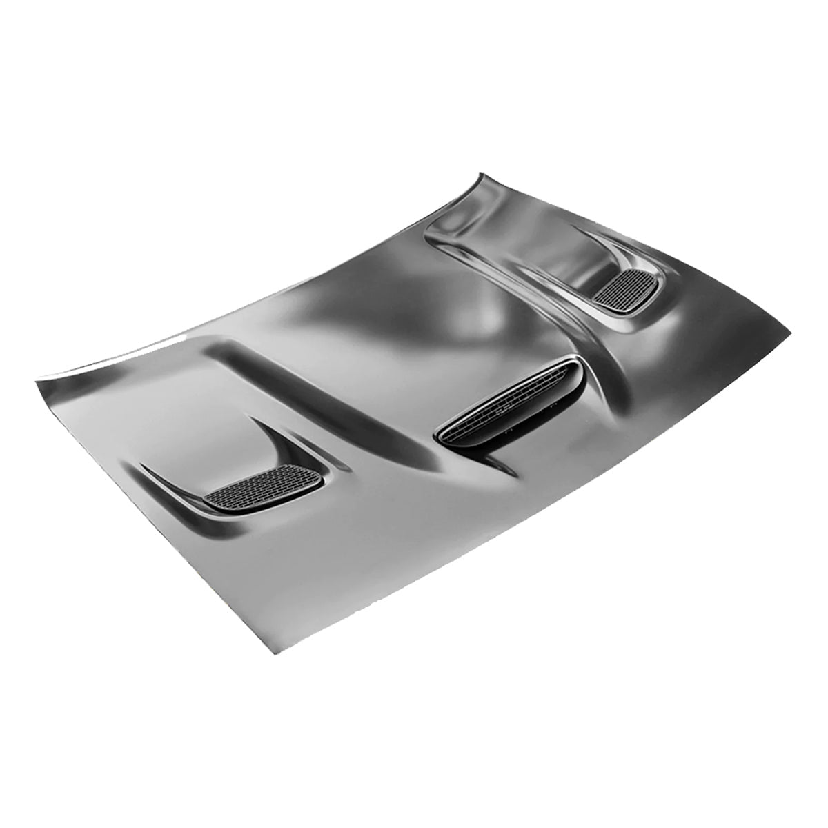 REPLACEMENT HOOD, HELLCAT STYLE, 2015-2023, FOR DODGE CHALLENGER, 68259672AF, (ALUM)