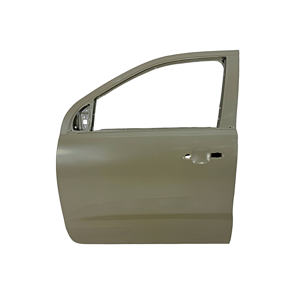 REPLACEMENT FRONT DOOR LH, 2012-, FOR FORD FIESTA(DOUBLE CABIN), 1892627, (STEEL)