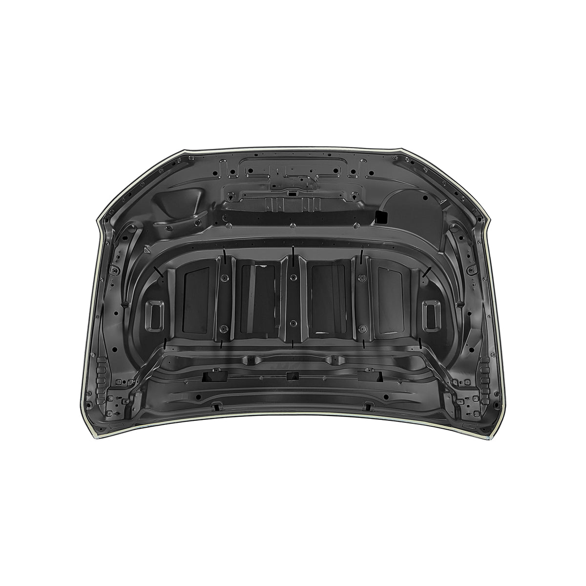 REPLACEMENT HOOD, 2017-, FOR FORD RANGER(DOUBLE CABIN), EB3B166150aa-78, (STEEL)