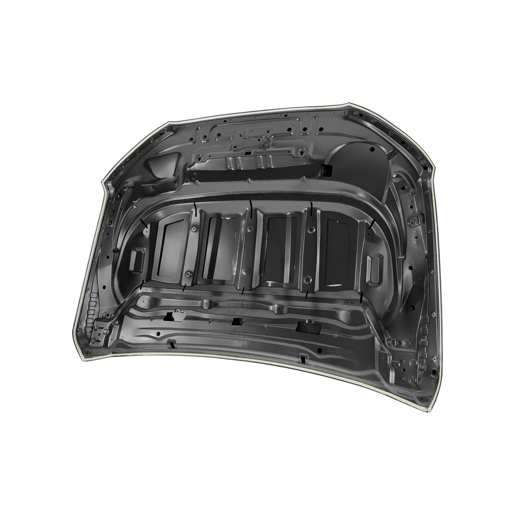 REPLACEMENT HOOD, 2017-, FOR FORD RANGER(DOUBLE CABIN), EB3B166150aa-78, (STEEL)