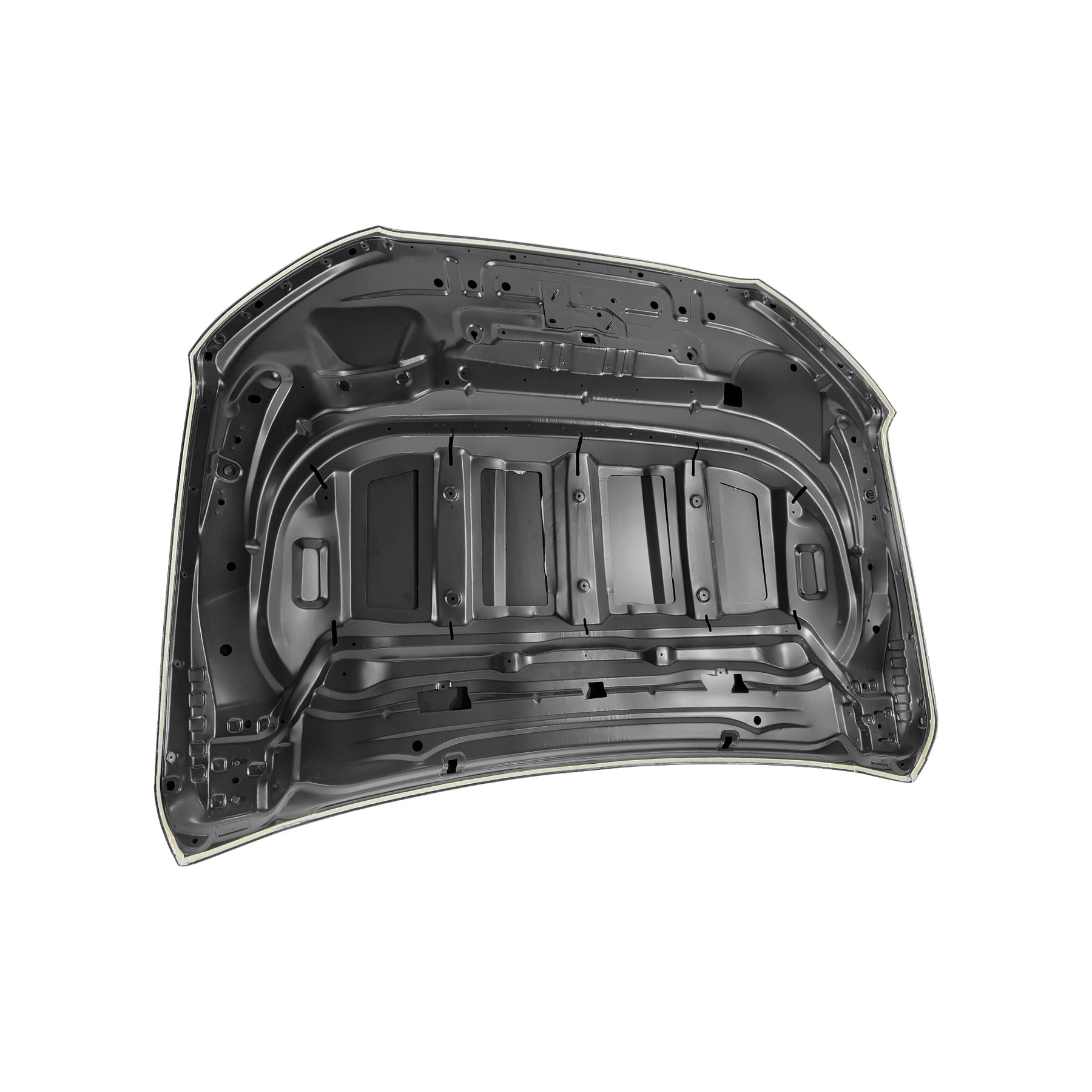 REPLACEMENT HOOD, 2017-, FOR FORD RANGER(DOUBLE CABIN), EB3B166150aa-78, (STEEL)