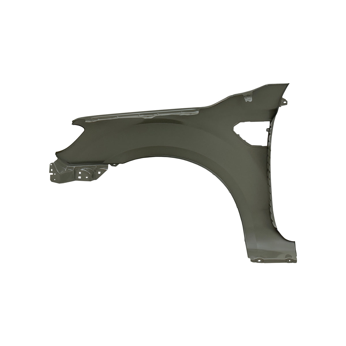 REPLACEMENT FRONT FENDER RH, 2017-, FOR FORD RANGER(DOUBLE CABIN), EB3B4116015AB-78, (STEEL)