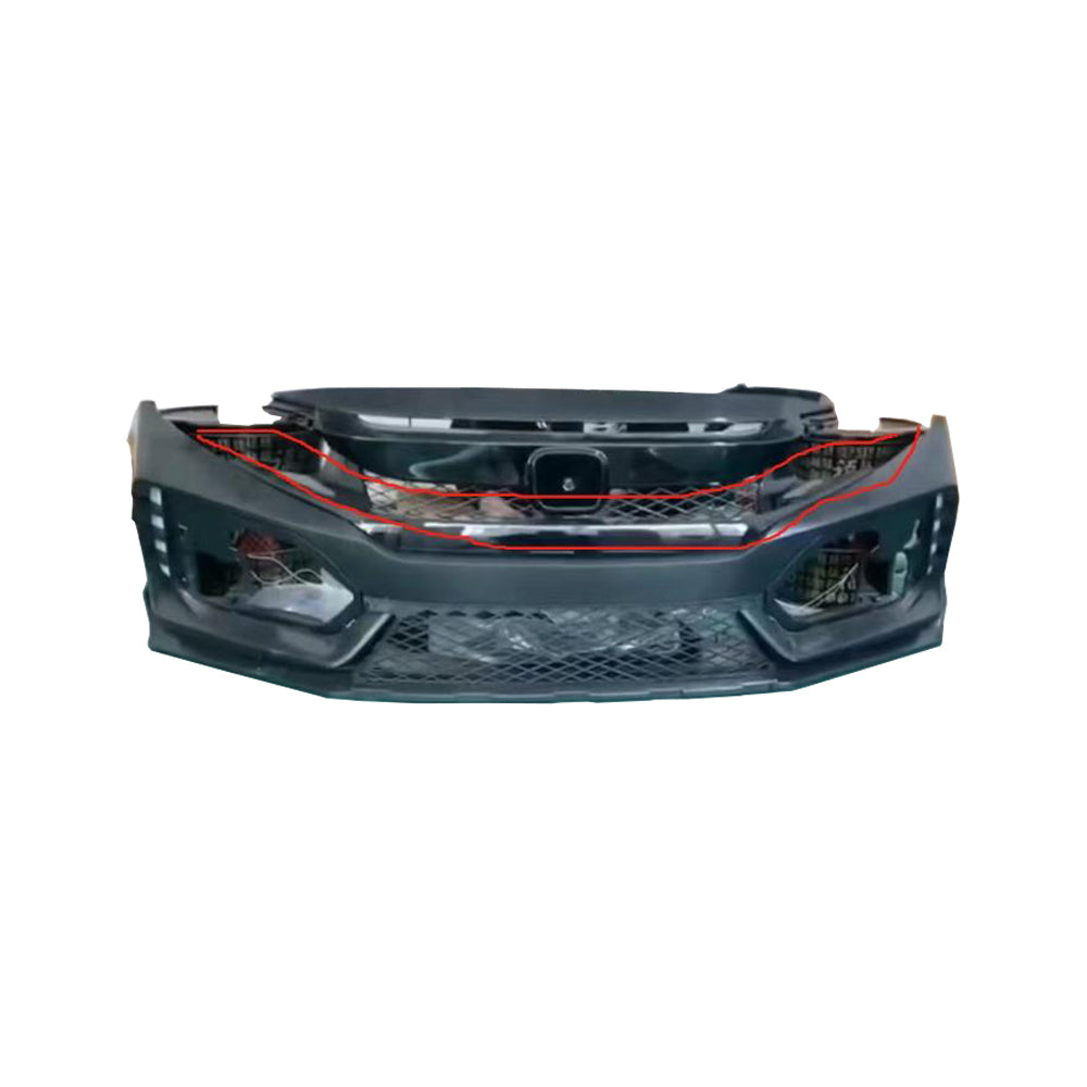 REPLACEMENT FRONT BUMPER, 2016-, FOR HONDA CIVIC