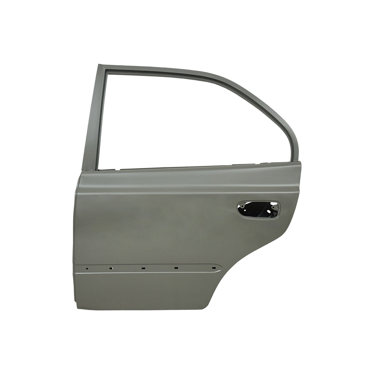 REPLACEMENT REAR DOOR LH, 2001, FOR HYUNDAI ACCENT, 77003-25001 RL, (STEEL)