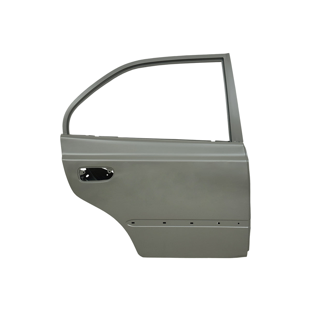 REPLACEMENT REAR DOOR RH, 2001, FOR HYUNDAI ACCENT, 77004-25001 RR, (STEEL)