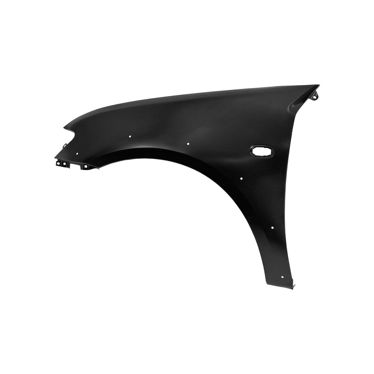 REPLACEMENT FRONT FENDER LH WITH SIDE LAMP HOLE WITH WHEEL HOLE, FOR MITSUBISHI L200(SPORTERO), 5220A819, (STEEL)