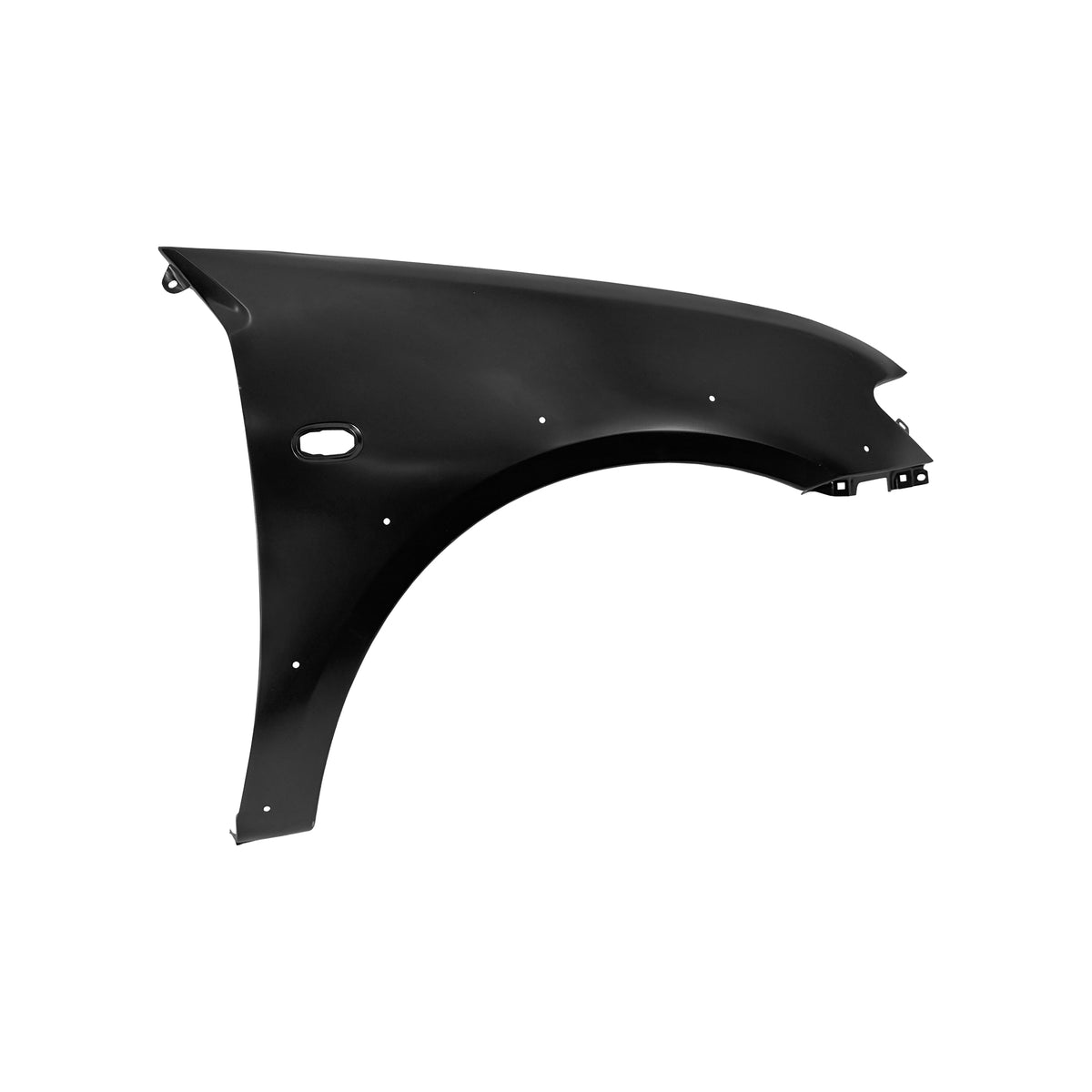 REPLACEMENT FRONT FENDER RH WITH SIDE LAMP HOLE WITH WHEEL HOLE, FOR MITSUBISHI L200(SPORTERO), 5220A819, (STEEL)