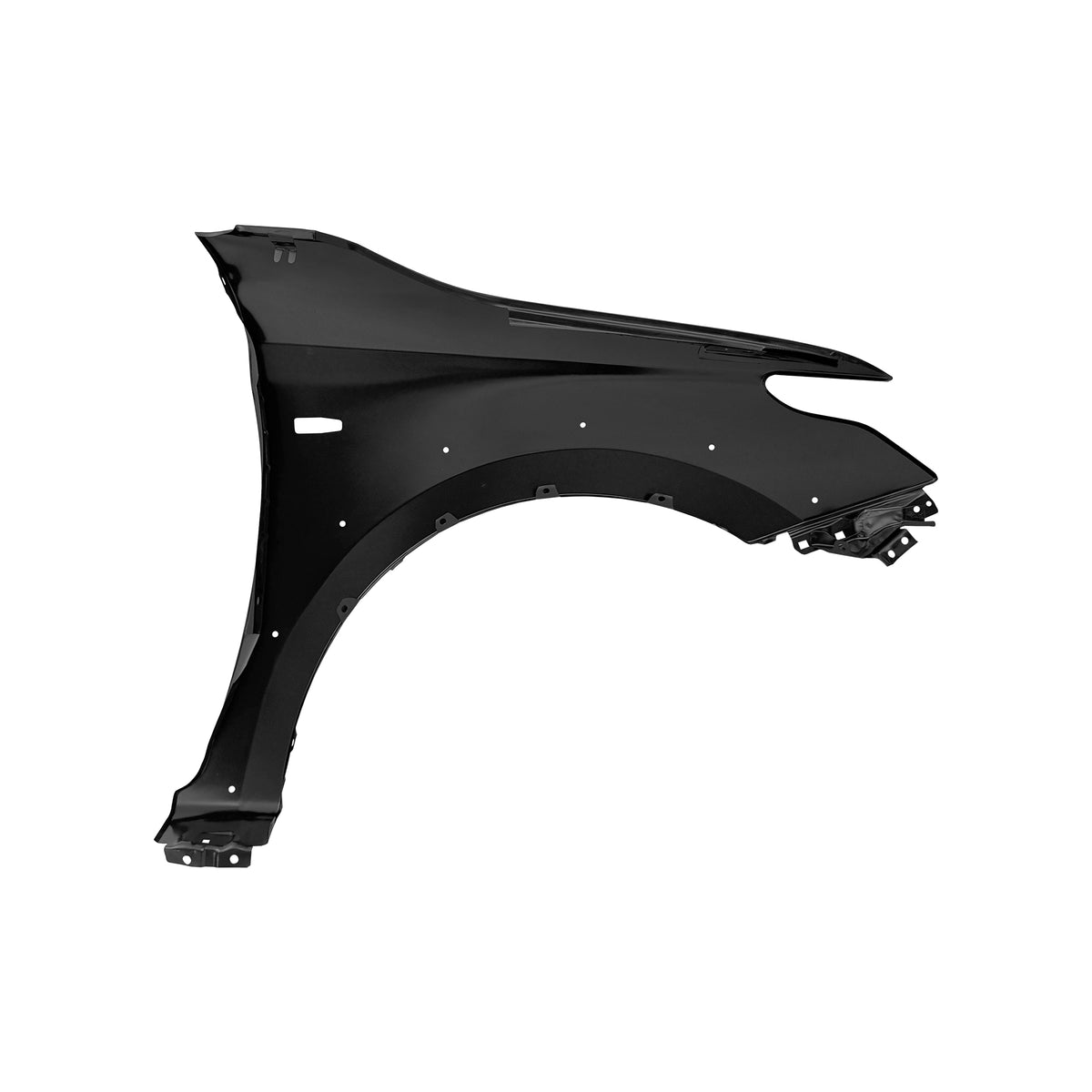 REPLACEMENT FRONT FENDER LH WITH WHEEL HOLE WITH SIDE LAMP HOLE, 2015-, FOR MITSUBISHI L200, 5220K095