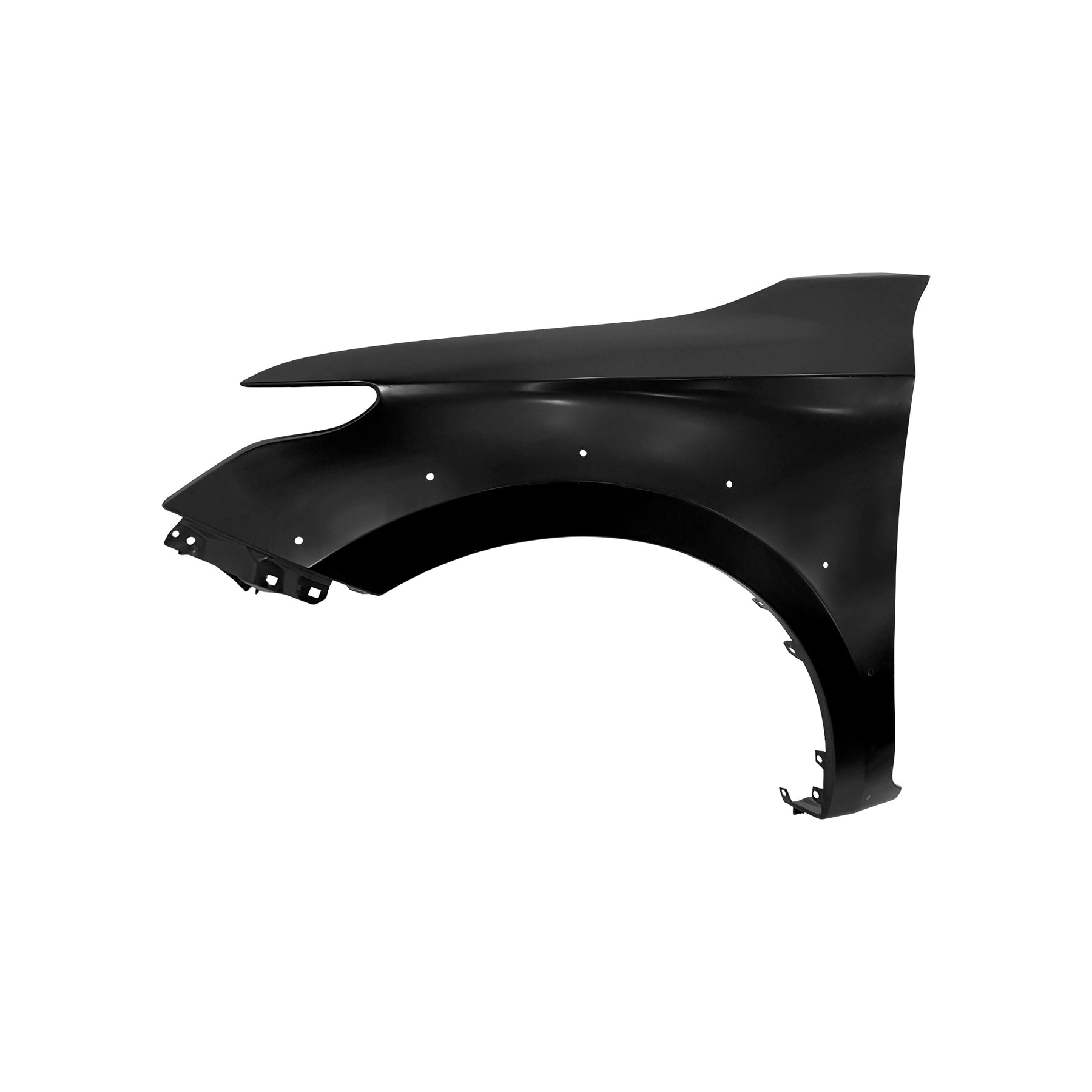 REPLACEMENT FRONT FENDER LH WITH WHEEL HOLE WITHOUT SIDE LAMP HOLE, 2015-, FOR MITSUBISHI L200, (STEEL)