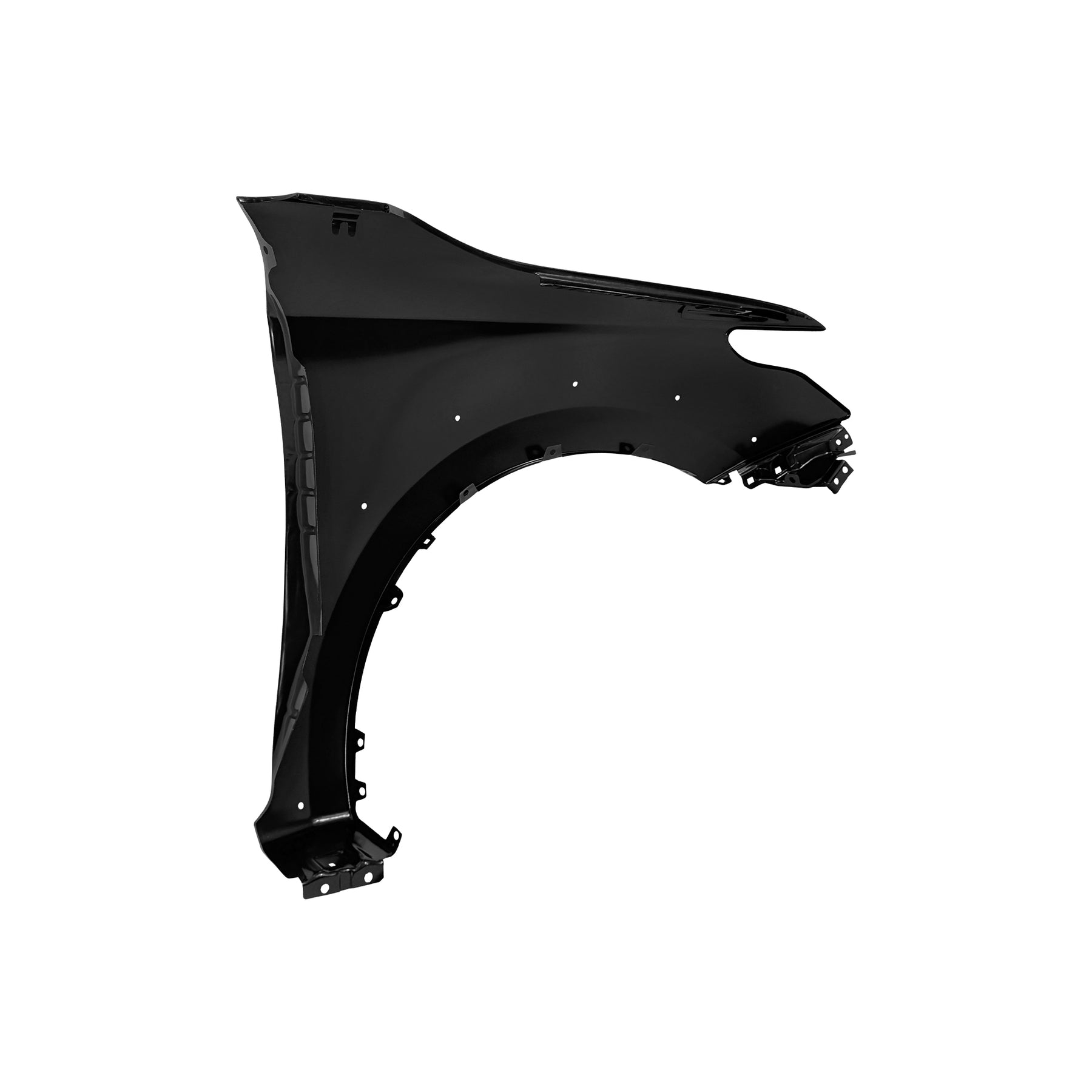 REPLACEMENT FRONT FENDER LH WITH WHEEL HOLE WITHOUT SIDE LAMP HOLE, 2015-, FOR MITSUBISHI L200, (STEEL)