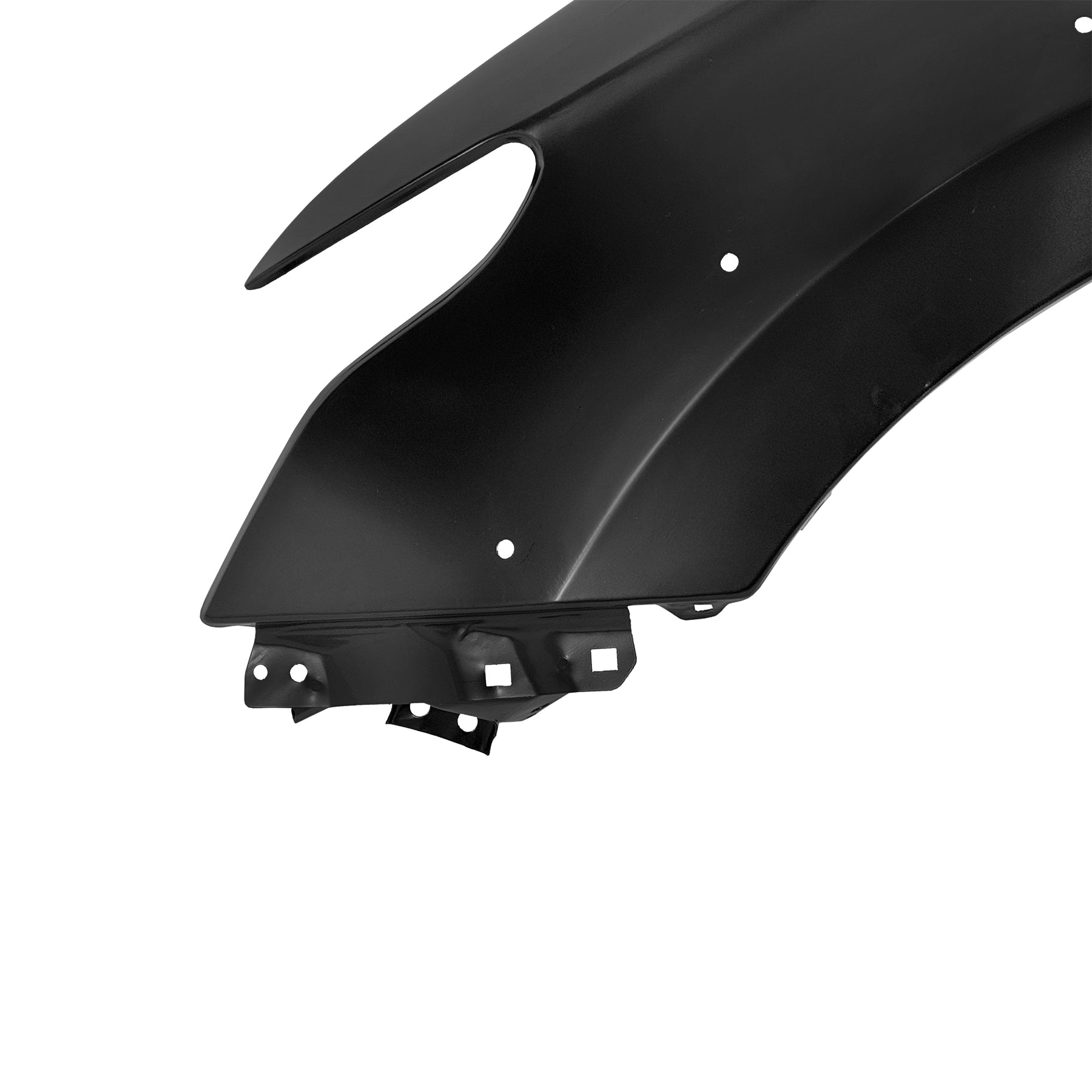 REPLACEMENT FRONT FENDER LH WITH WHEEL HOLE WITHOUT SIDE LAMP HOLE, 2015-, FOR MITSUBISHI L200, (STEEL)