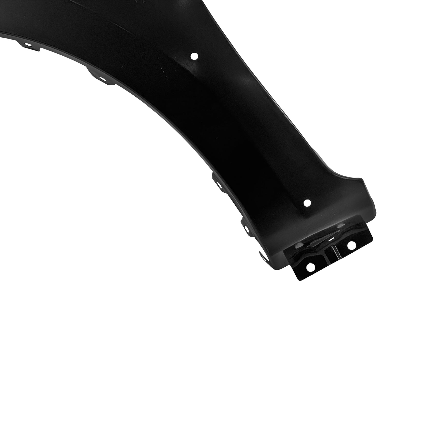 REPLACEMENT FRONT FENDER LH WITH WHEEL HOLE WITHOUT SIDE LAMP HOLE, 2015-, FOR MITSUBISHI L200, (STEEL)