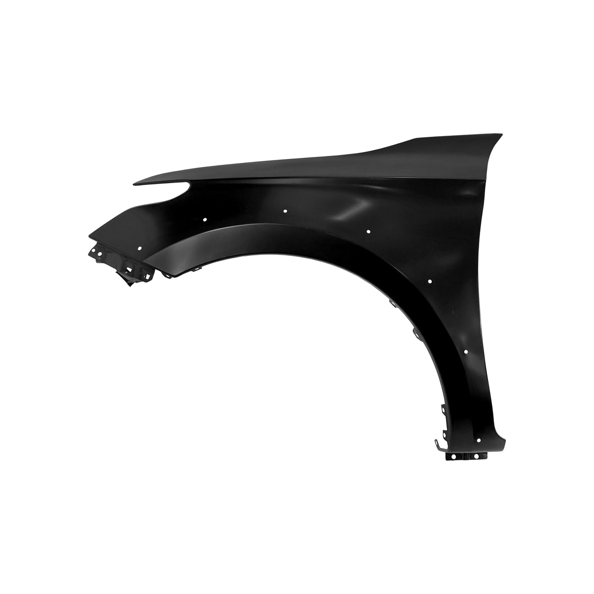 REPLACEMENT FRONT FENDER LH WITH WHEEL HOLE WITHOUT SIDE LAMP HOLE, 2015-, FOR MITSUBISHI L200, (STEEL)