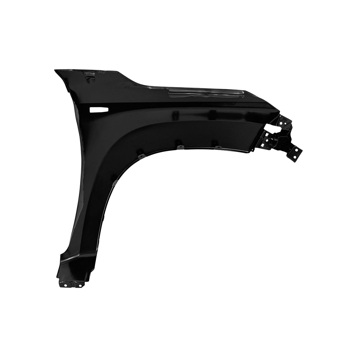 REPLACEMENT FRONT FENDER LH WITH HOLE, 2018-, FOR MITSUBISHI L200, (STEEL)