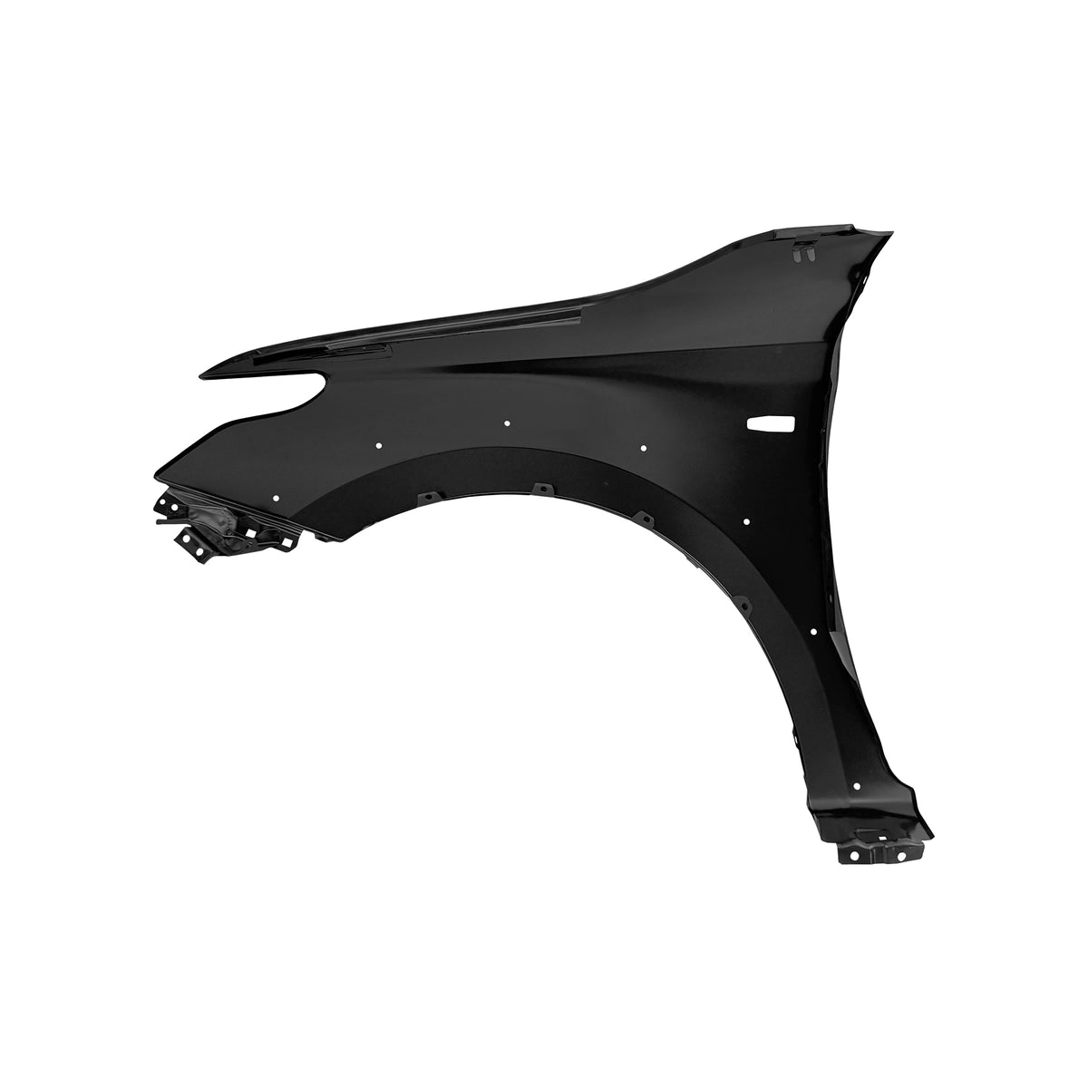 REPLACEMENT FRONT FENDER RH WITH WHEEL HOLE WITH SIDE LAMP HOLE, 2015-, FOR MITSUBISHI L200, 5220K096