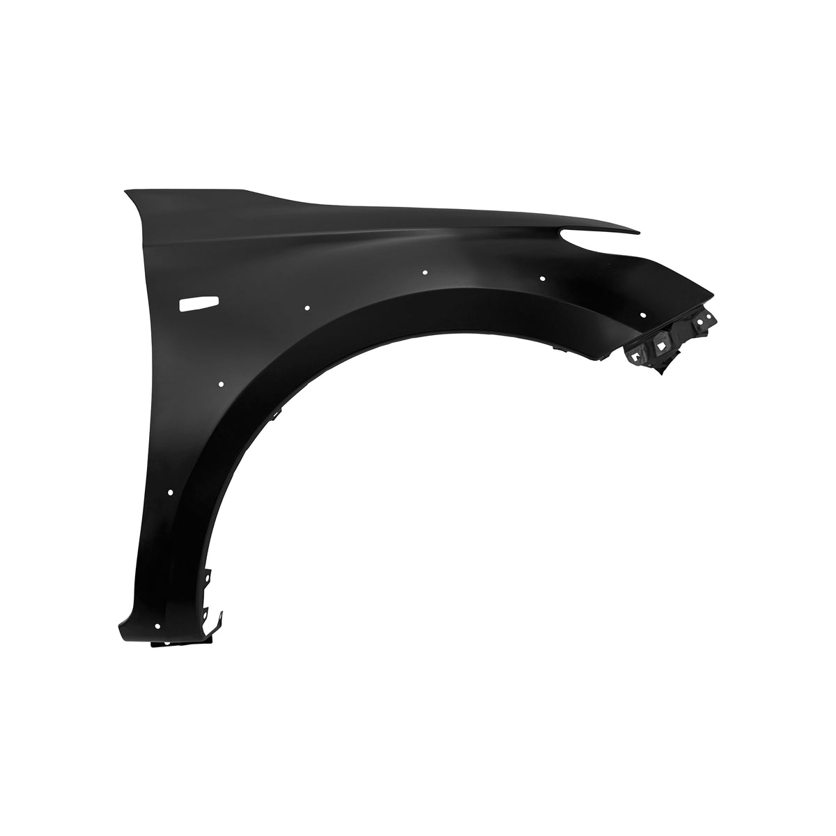 REPLACEMENT FRONT FENDER RH WITH WHEEL HOLE WITH SIDE LAMP HOLE, 2015-, FOR MITSUBISHI L200, 5220K096