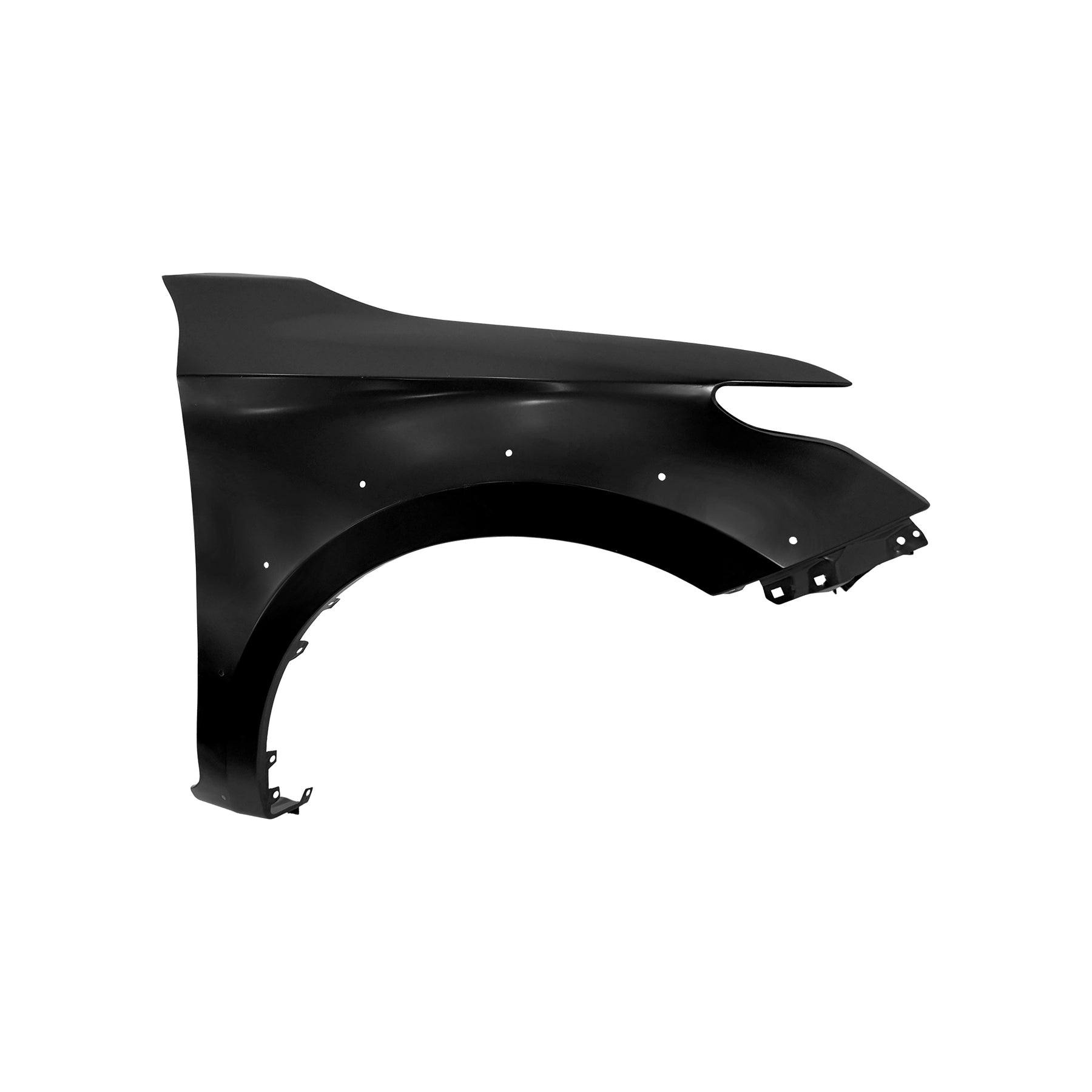 REPLACEMENT FRONT FENDER RH WITH WHEEL HOLE WITHOUT SIDE LAMP HOLE, 2015-, FOR MITSUBISHI L200, (STEEL)