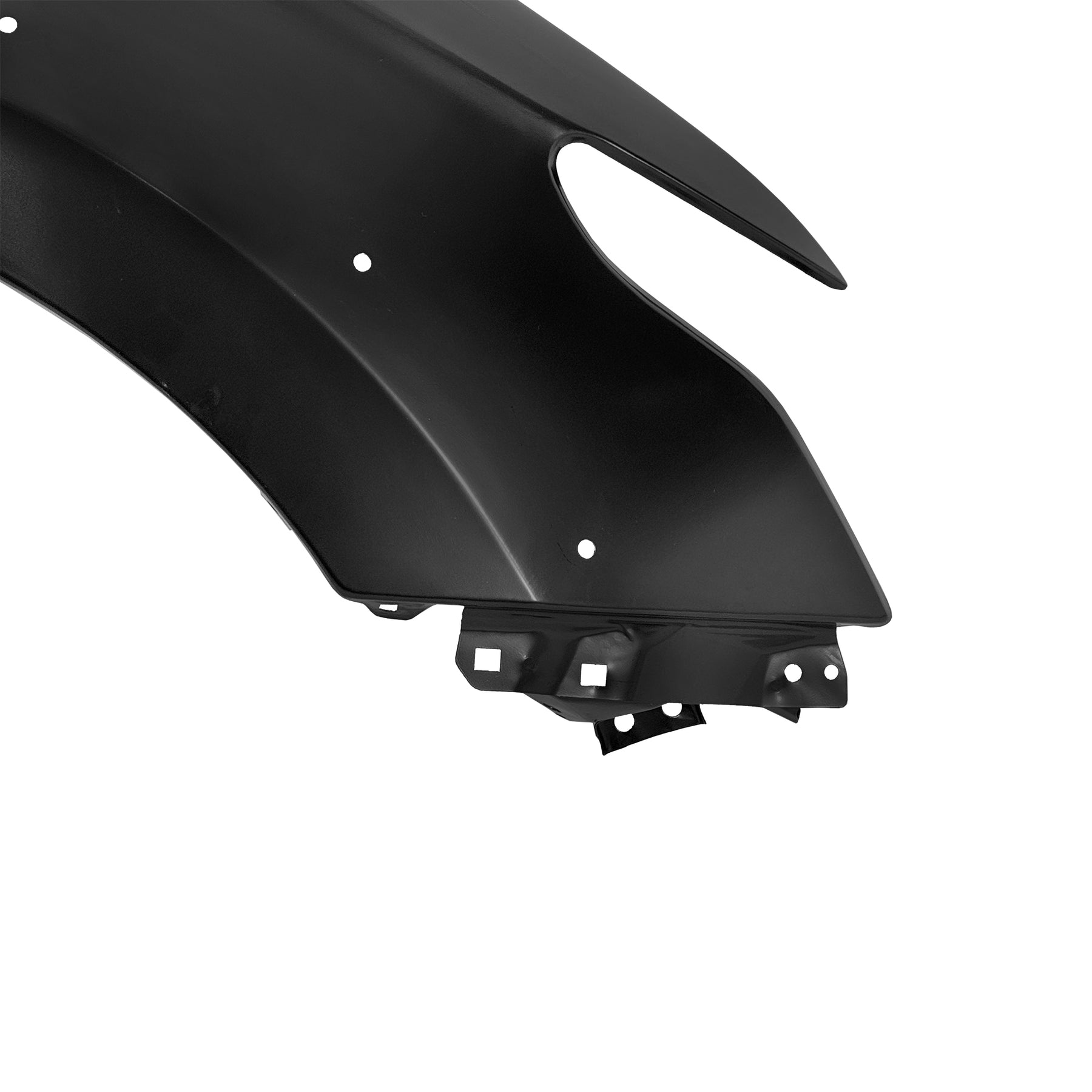 REPLACEMENT FRONT FENDER RH WITH WHEEL HOLE WITHOUT SIDE LAMP HOLE, 2015-, FOR MITSUBISHI L200, (STEEL)