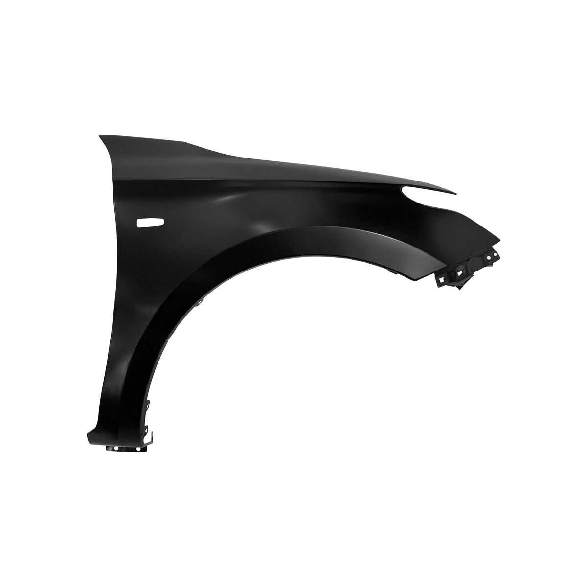 REPLACEMENT FRONT FENDER RH WITH SIDE LAMP HOLE, 2015-, FOR MITSUBISHI L200, (STEEL)