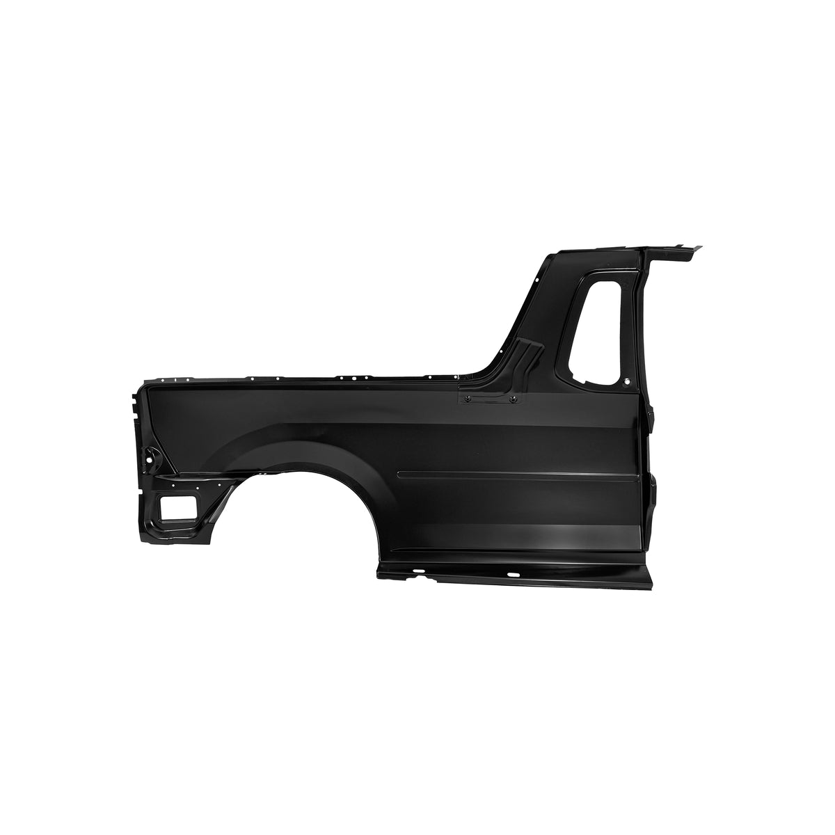 REPLACEMENT REAR FENDER LH WITHOUT HOLE, FOR NISSAN NP200, (STEEL)