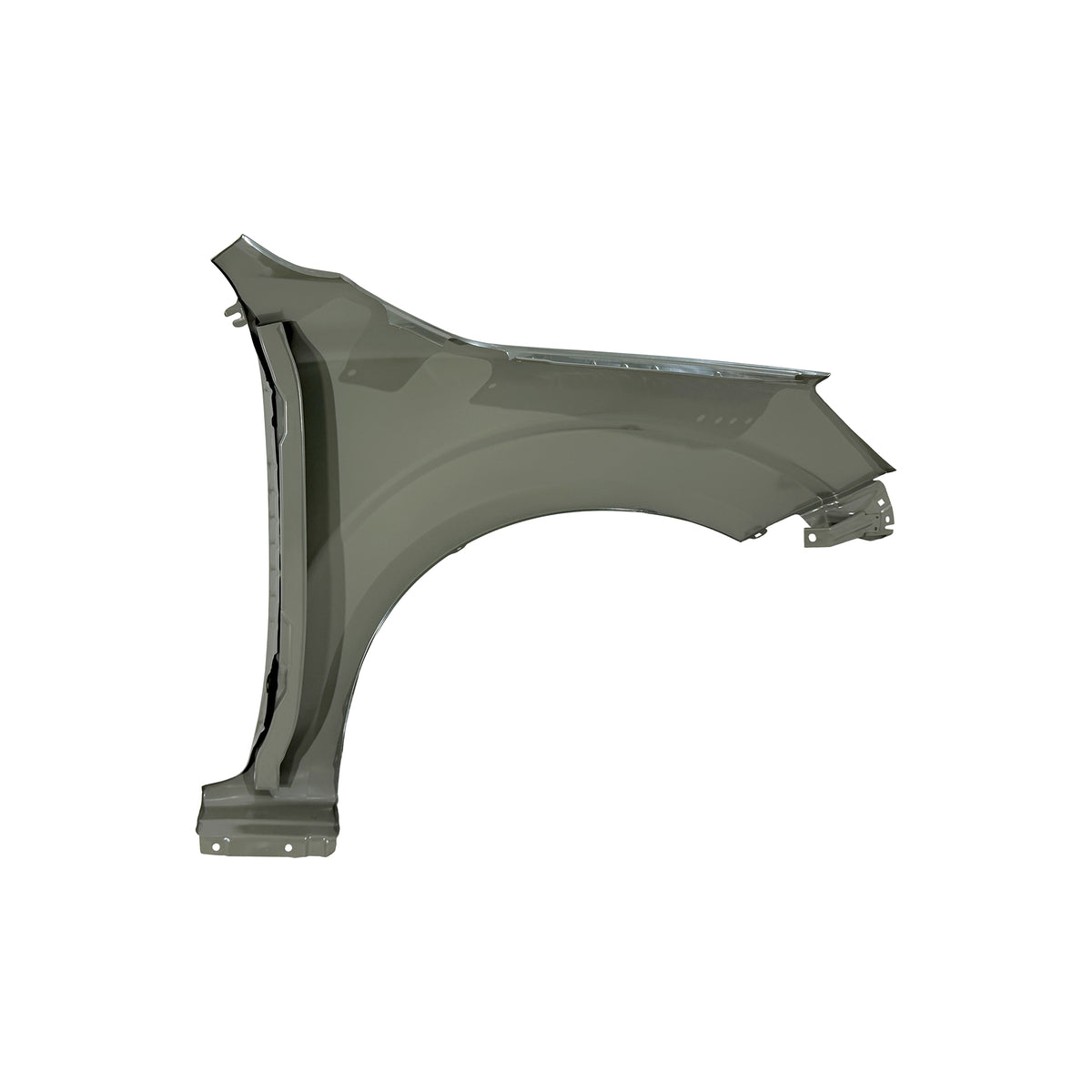 REPLACEMENT FRONT FENDER LH WITHOUT HOLES 4*4, 2017, FOR NISSAN NP300, (STEEL)