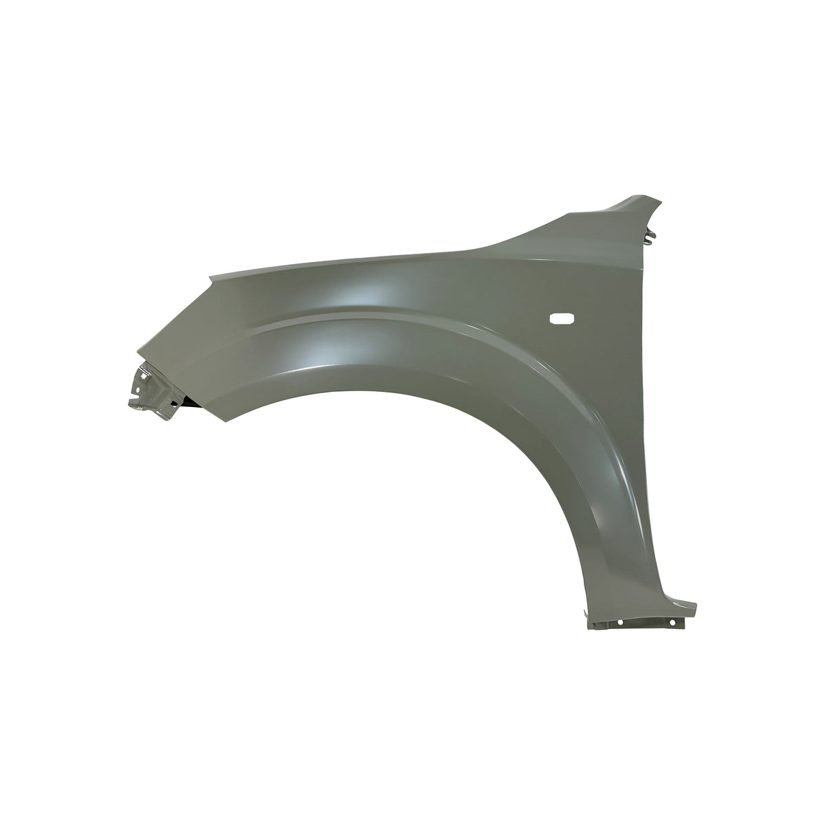 REPLACEMENT FRONT FENDER LH WITH HOLES 4*4, 2017, FOR NISSAN NP300, (STEEL)