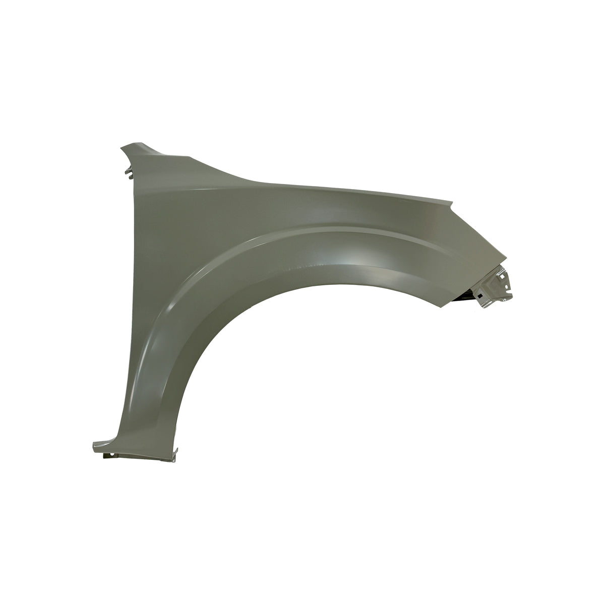 REPLACEMENT FRONT FENDER RH WITHOUT HOLES 4*4, 2017, FOR NISSAN NP300, (STEEL)