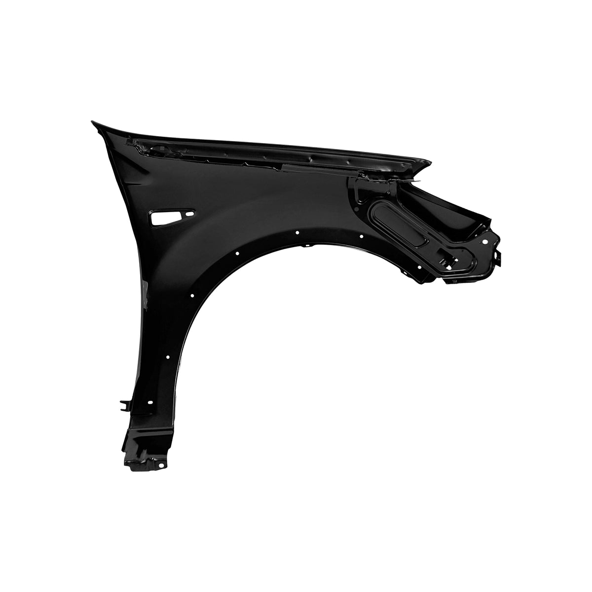 REPLACEMENT FRONT FENDER( WITH LAMP HOLE AND RIM HOLE) LH, FOR DACIA STEPWAY, 631017245R, (STEEL)