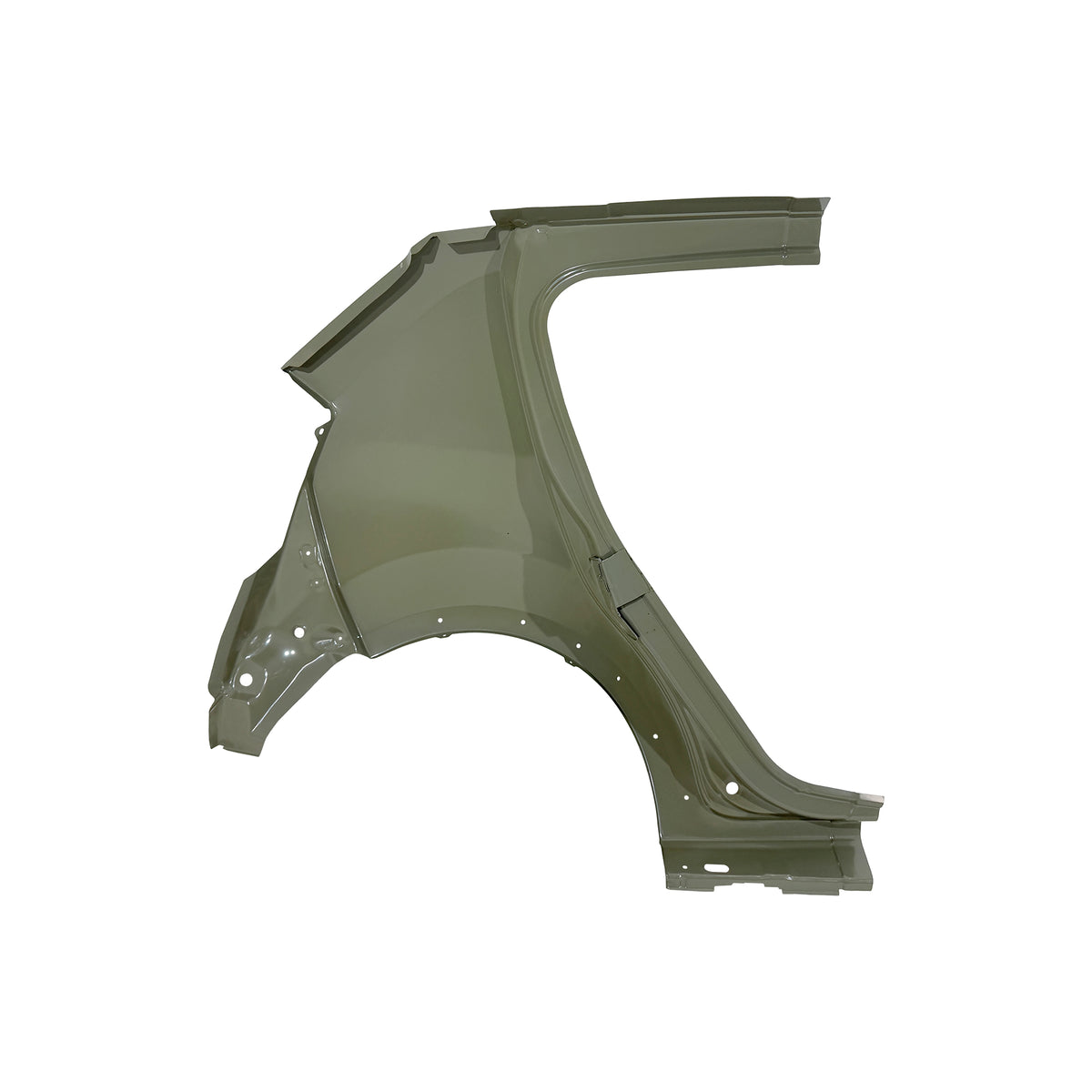 REPLACEMENT REAR FENDER LH(WITH RIM HOLE), FOR DACIA STEPWAY, (STEEL)