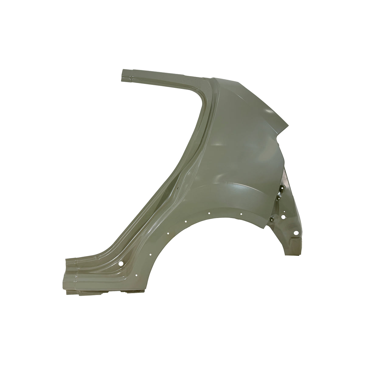 REPLACEMENT REAR FENDER LH(WITH RIM HOLE), FOR DACIA STEPWAY, (STEEL)