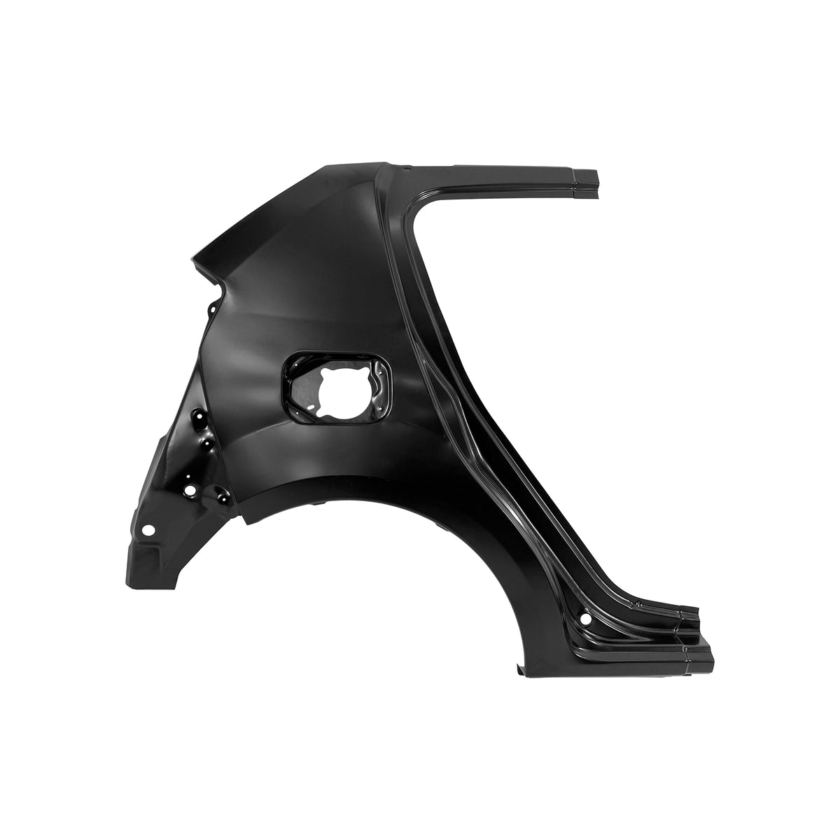 REPLACEMENT REAR FENDER RH, 2009, FOR DACIA SANDERO, (STEEL)