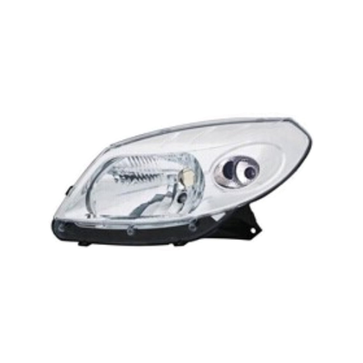 REPLACEMENT HEAD LMAP (WHITE) LH, 2008-, FOR RENAULT DACIA SANDERO