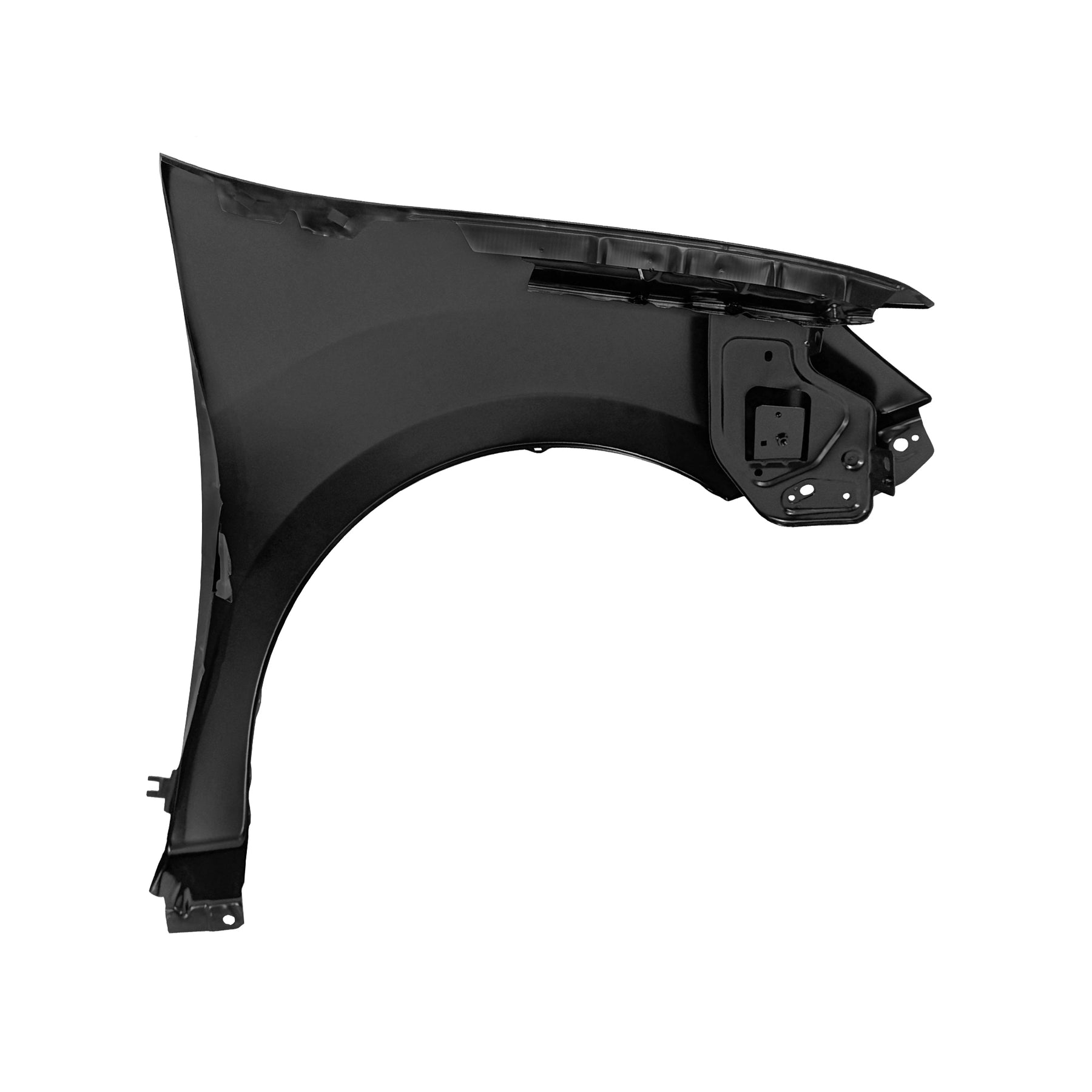 REPLACEMENT FRONT FENDER W/O HOLE LH, 2013, FOR DACIA LOGAN, (STEEL)