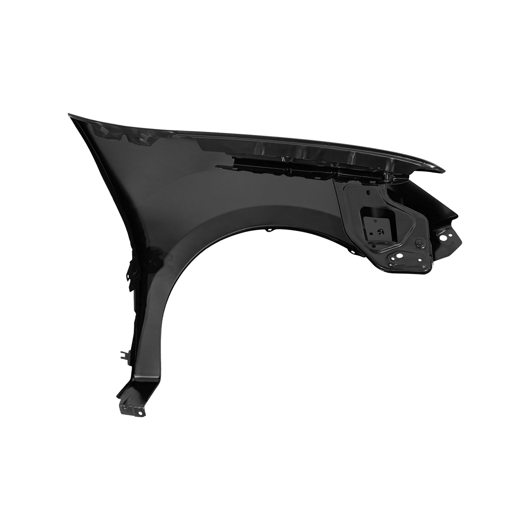 REPLACEMENT FRONT FENDER W/O HOLE LH, 2013, FOR DACIA LOGAN, (STEEL)