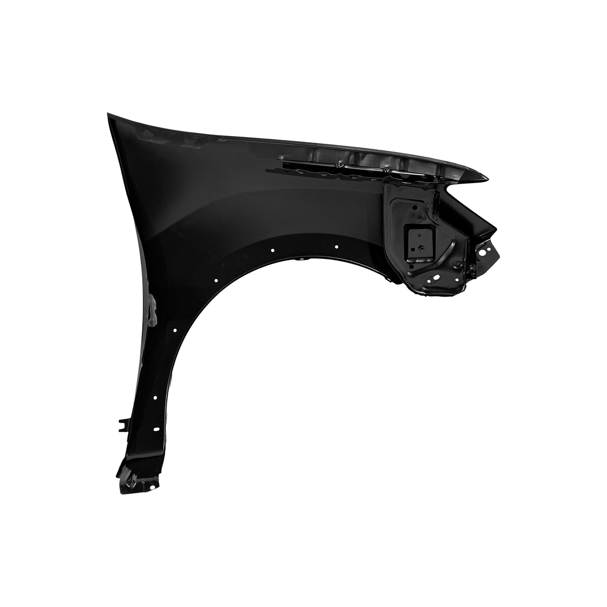 REPLACEMENT FRONT FENDER LH(WITHOUT LAMP HOLE AND WITH RIM HOLE), 2013, FOR DACIA LOGAN, 631018989R, (STEEL)