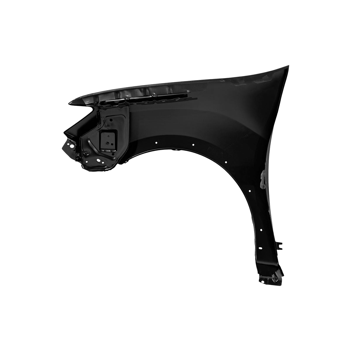 REPLACEMENT FRONT FENDER RH(WITHOUT LAMP HOLE AND WITH RIM HOLE), 2013, FOR DACIA LOGAN, 631004482R, (STEEL)