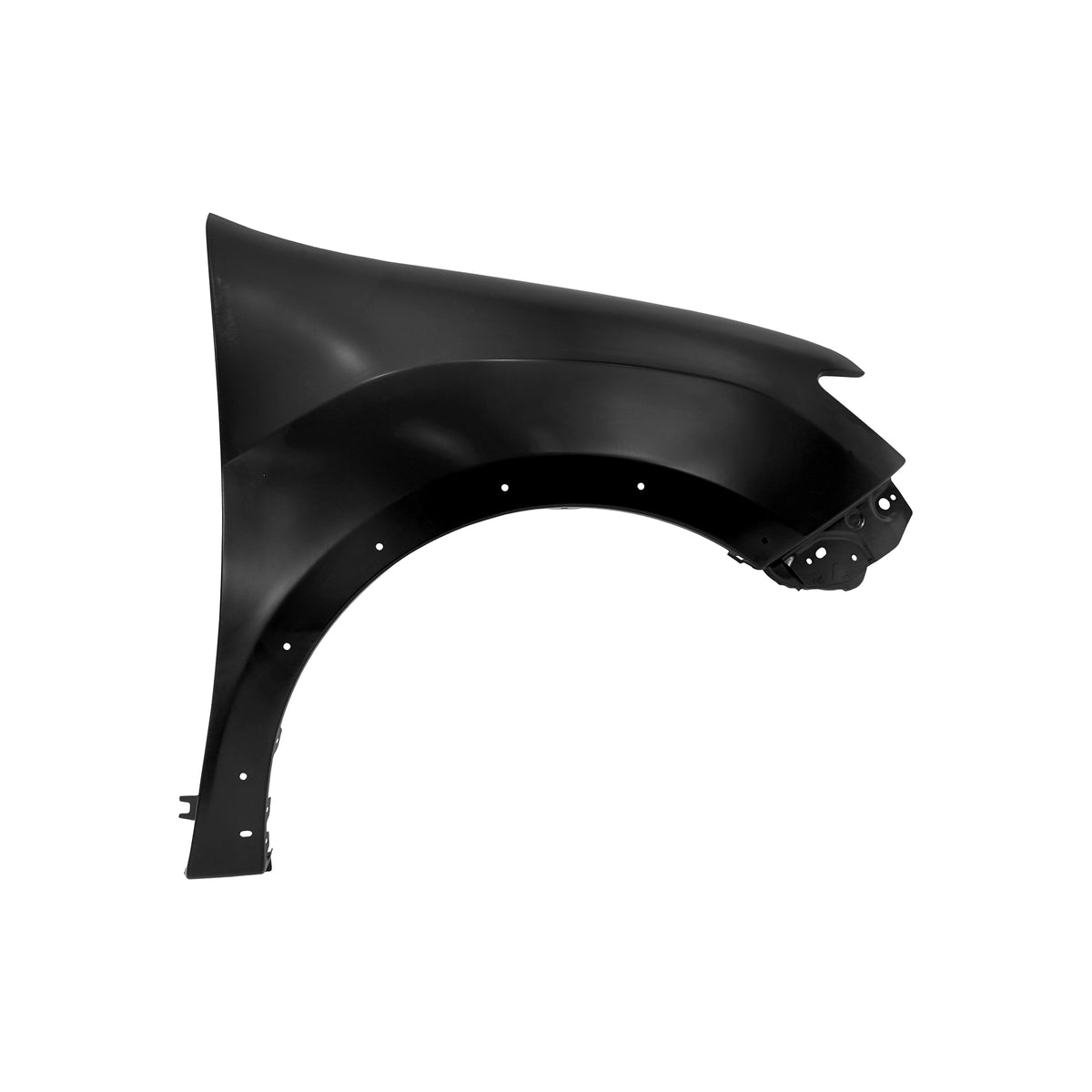 REPLACEMENT FRONT FENDER RH(WITHOUT LAMP HOLE AND WITH RIM HOLE), 2013, FOR DACIA LOGAN, 631004482R, (STEEL)