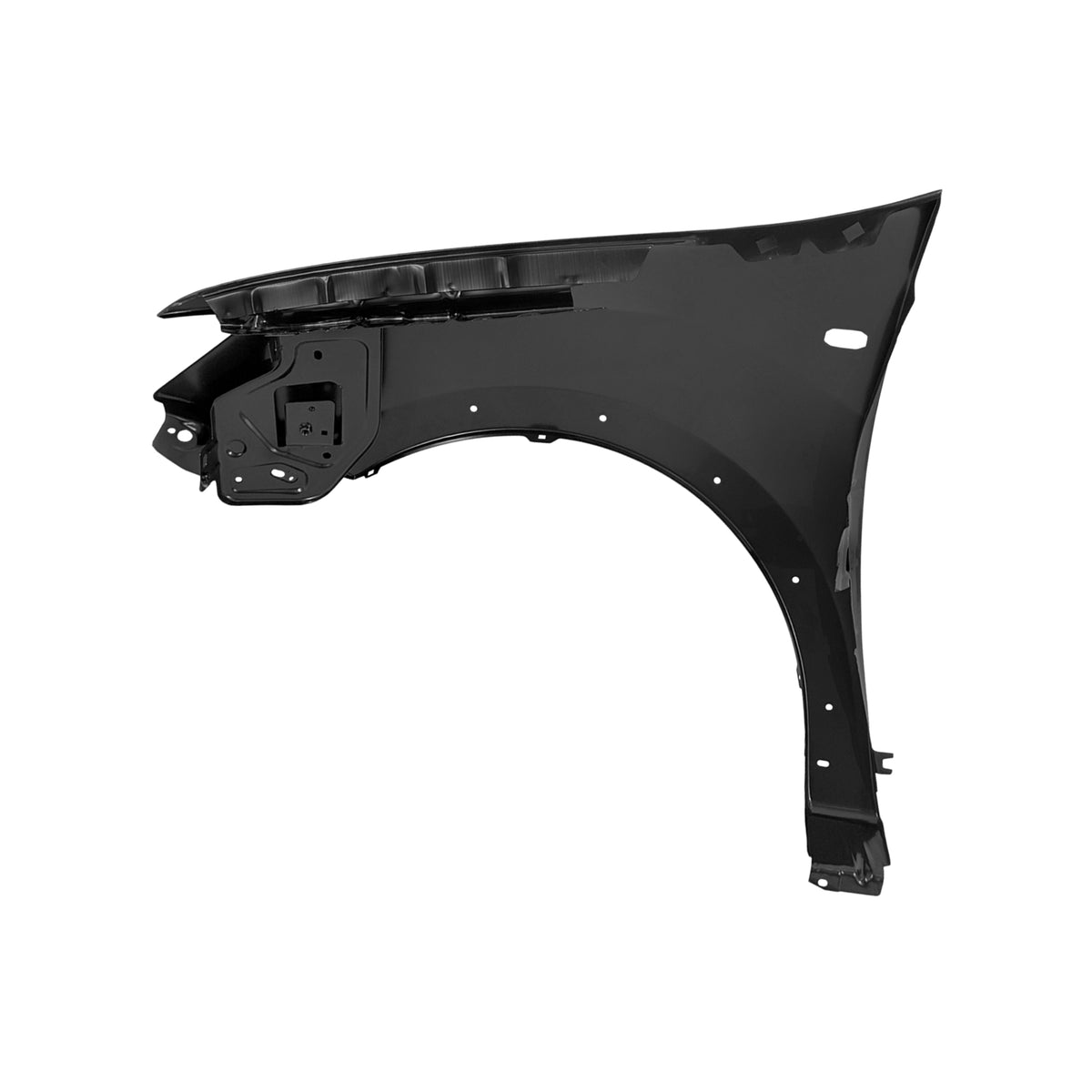 REPLACEMENT FRONT FENDER RH(WITH LAMP HOLE AND RIM HOLE), 2013, FOR DACIA SANDERO, 631005111R , 631004482R, (STEEL)