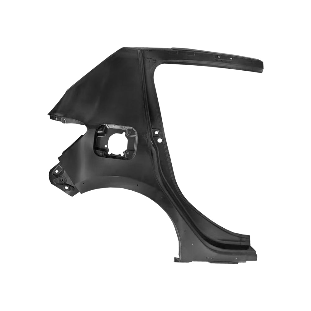 REPLACEMENT REAR FENDER RH WITH RIM HOLE, 2013, FOR DACIA SANDERO, (STEEL)