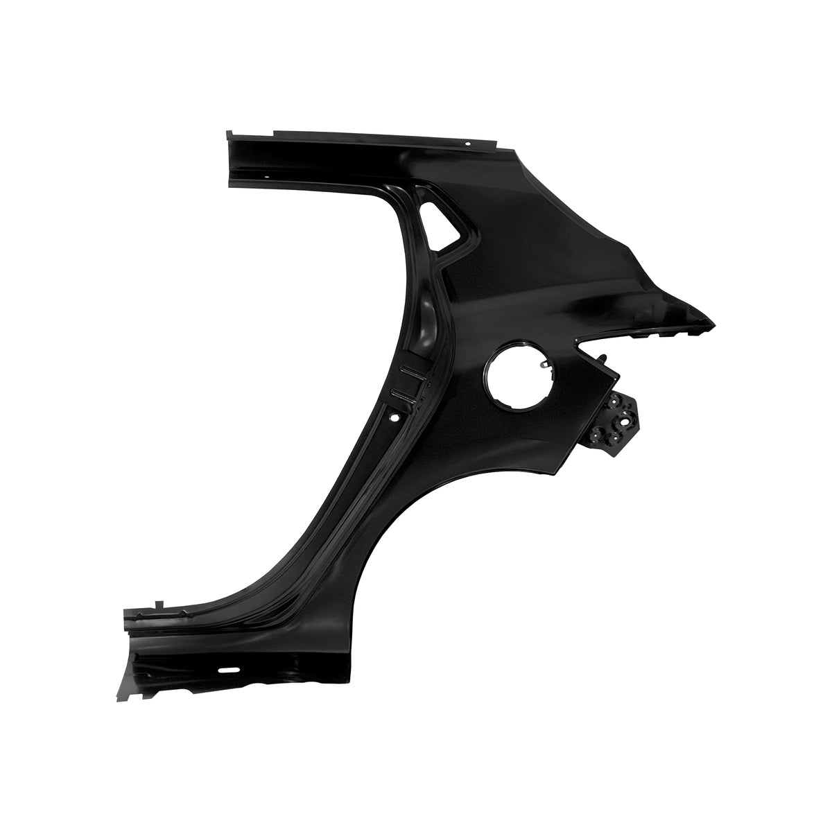 REPLACEMENT REAR FENDER RH, FOR RENAULT CLIO 4, 760316779R, (STEEL)