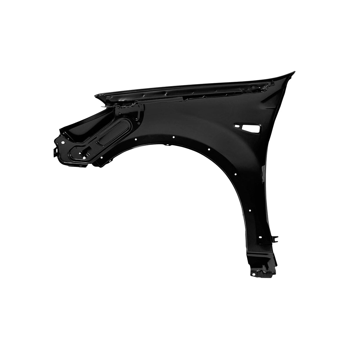 REPLACEMENT FRONT FENDER RH(WITH LAMP HOLE AND RIM HOLE), 2009-, FOR DACIA STEPWAY