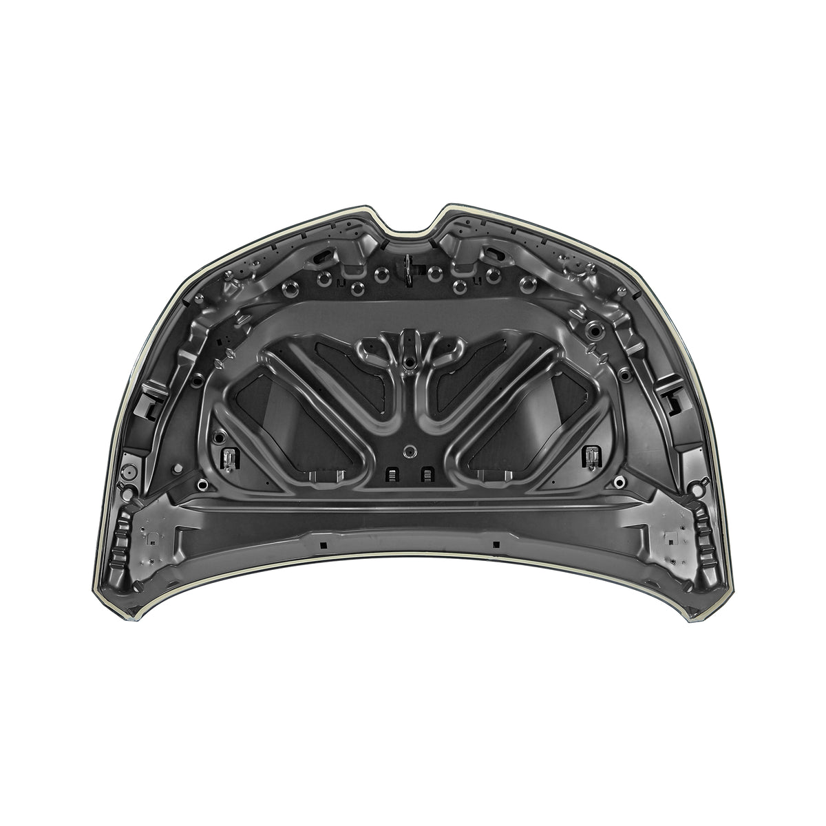 REPLACEMENT HOOD, FOR RENAULT CLIO 5, 651007101R, ALUMINUM