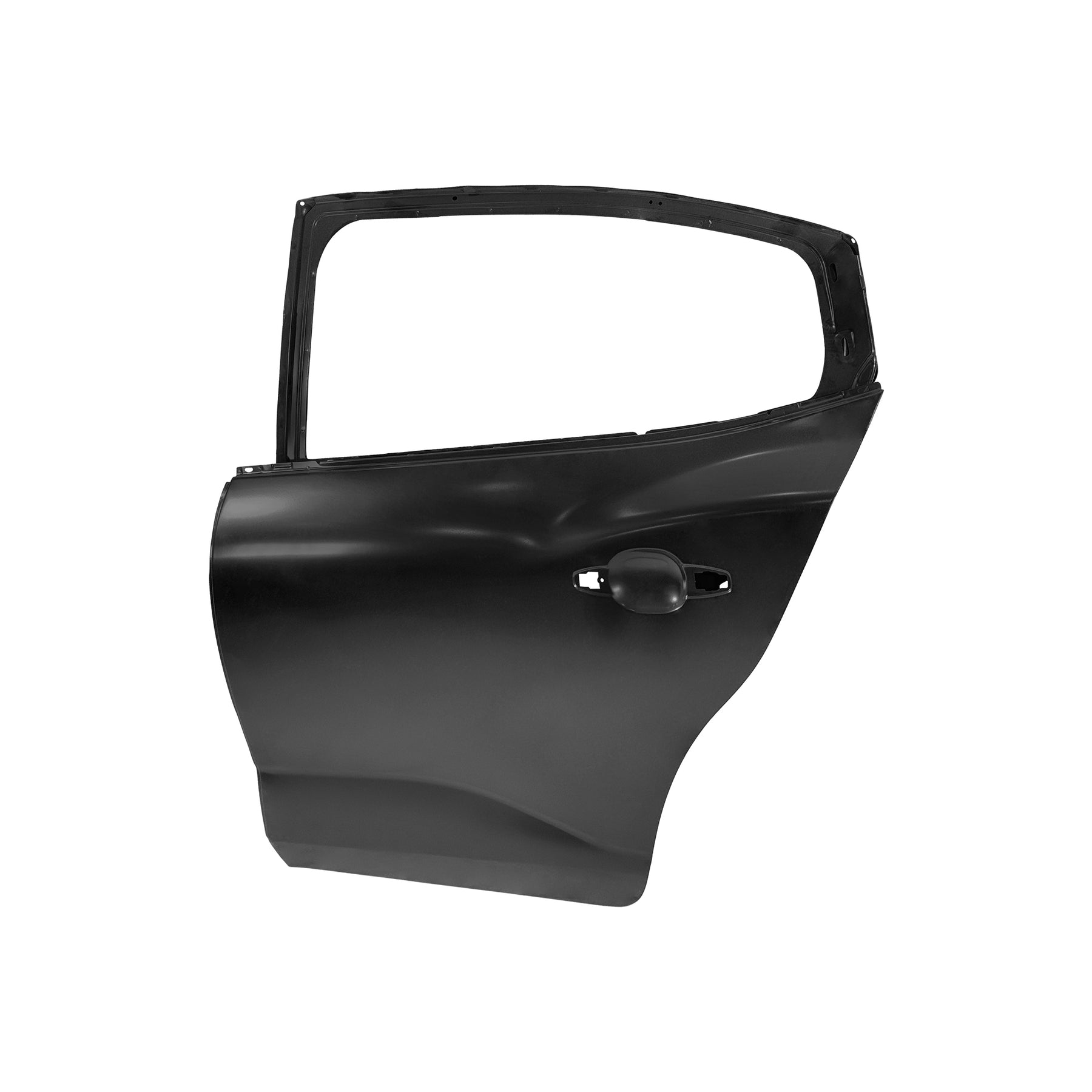 REPLACEMENT REAR DOOR LH, 2021, FOR RENAULT LOGAN, (STEEL)