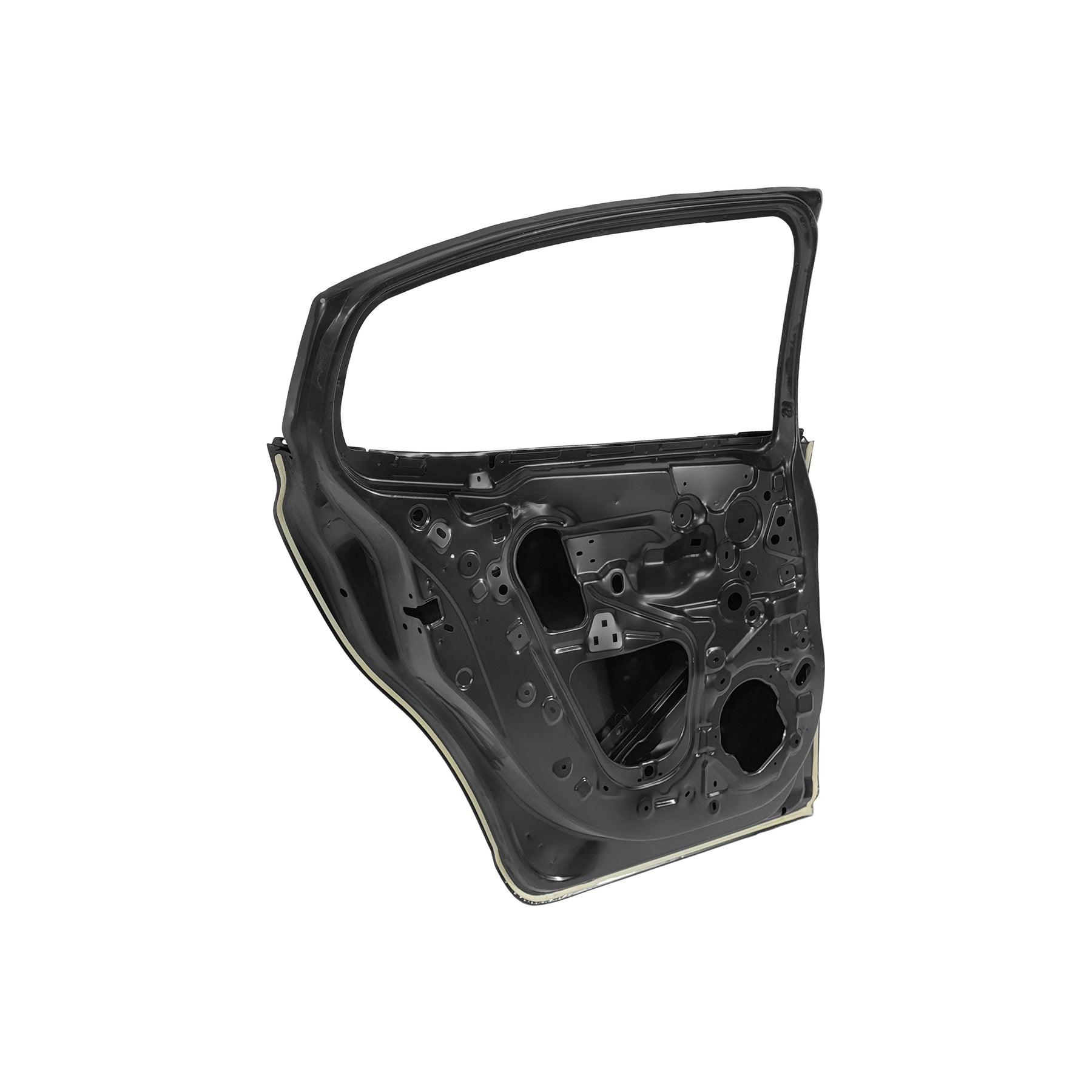 REPLACEMENT REAR DOOR LH, 2021, FOR RENAULT LOGAN, (STEEL)