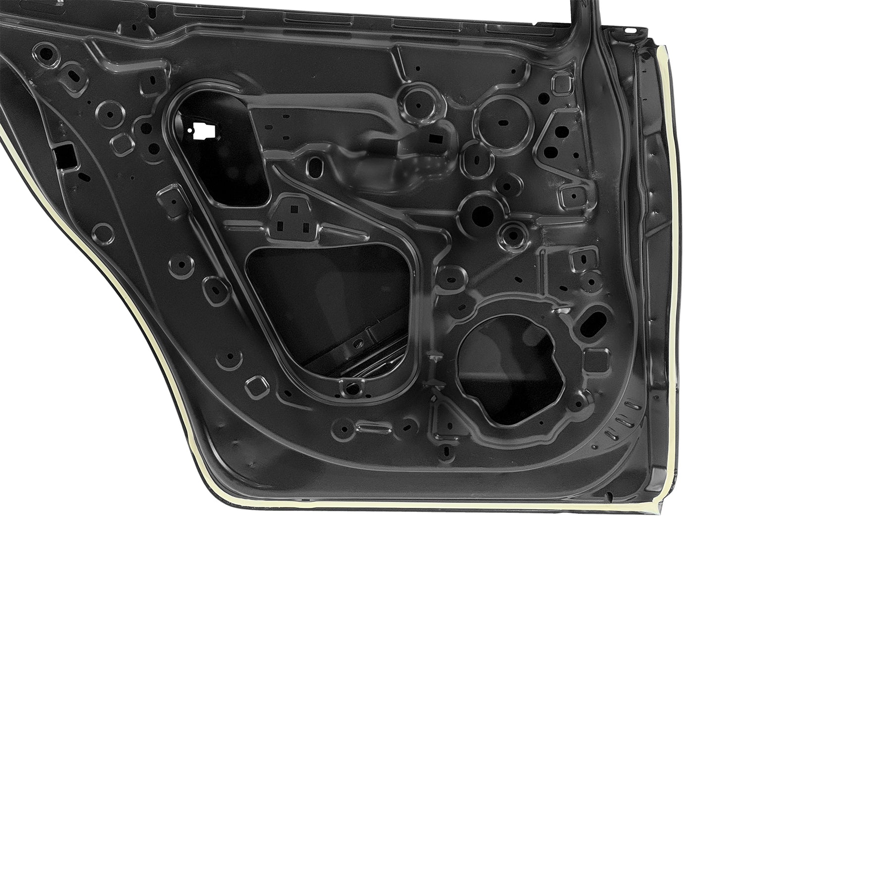 REPLACEMENT REAR DOOR LH, 2021, FOR RENAULT LOGAN, (STEEL)