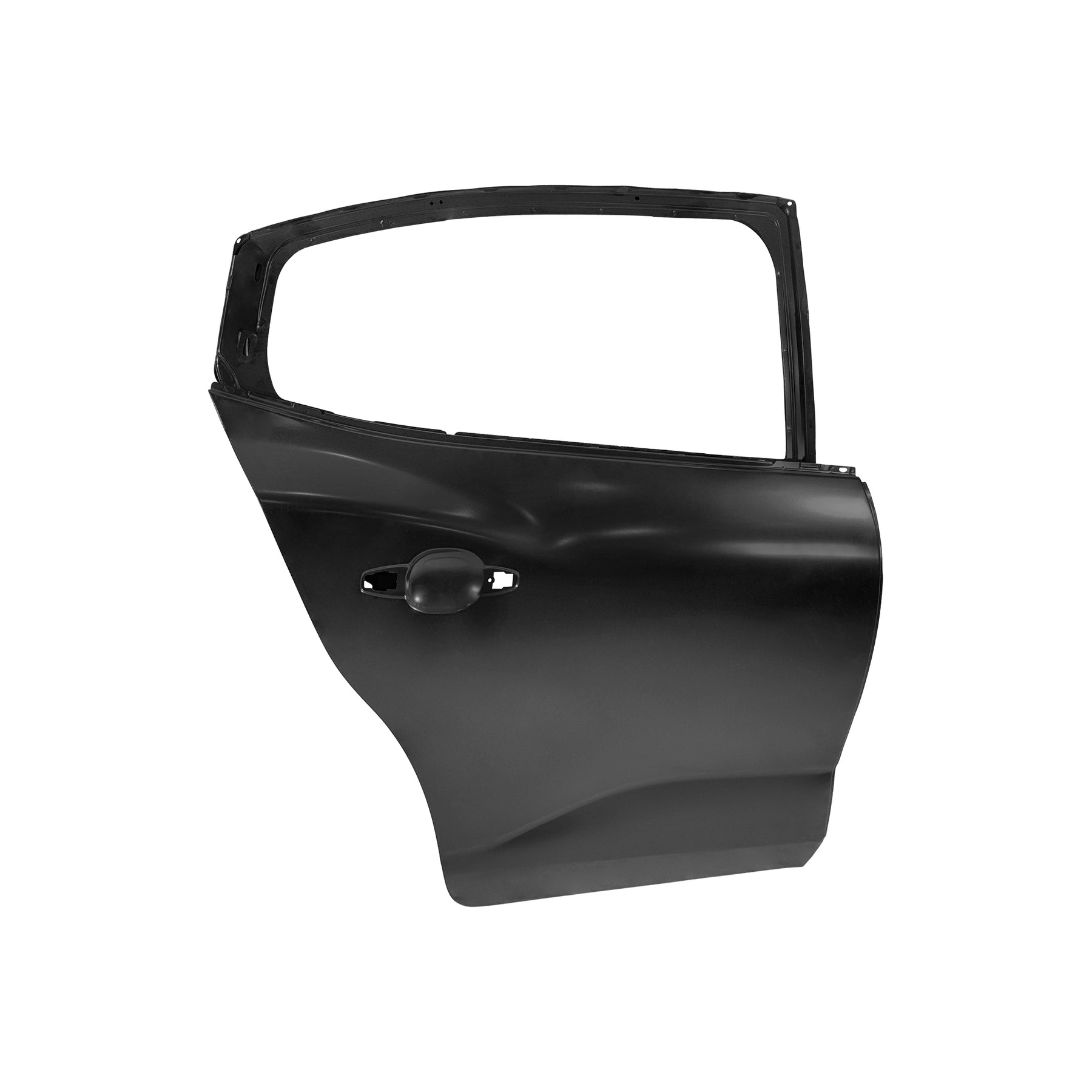 REPLACEMENT REAR DOOR RH, 2021, FOR RENAULT LOGAN, (STEEL)
